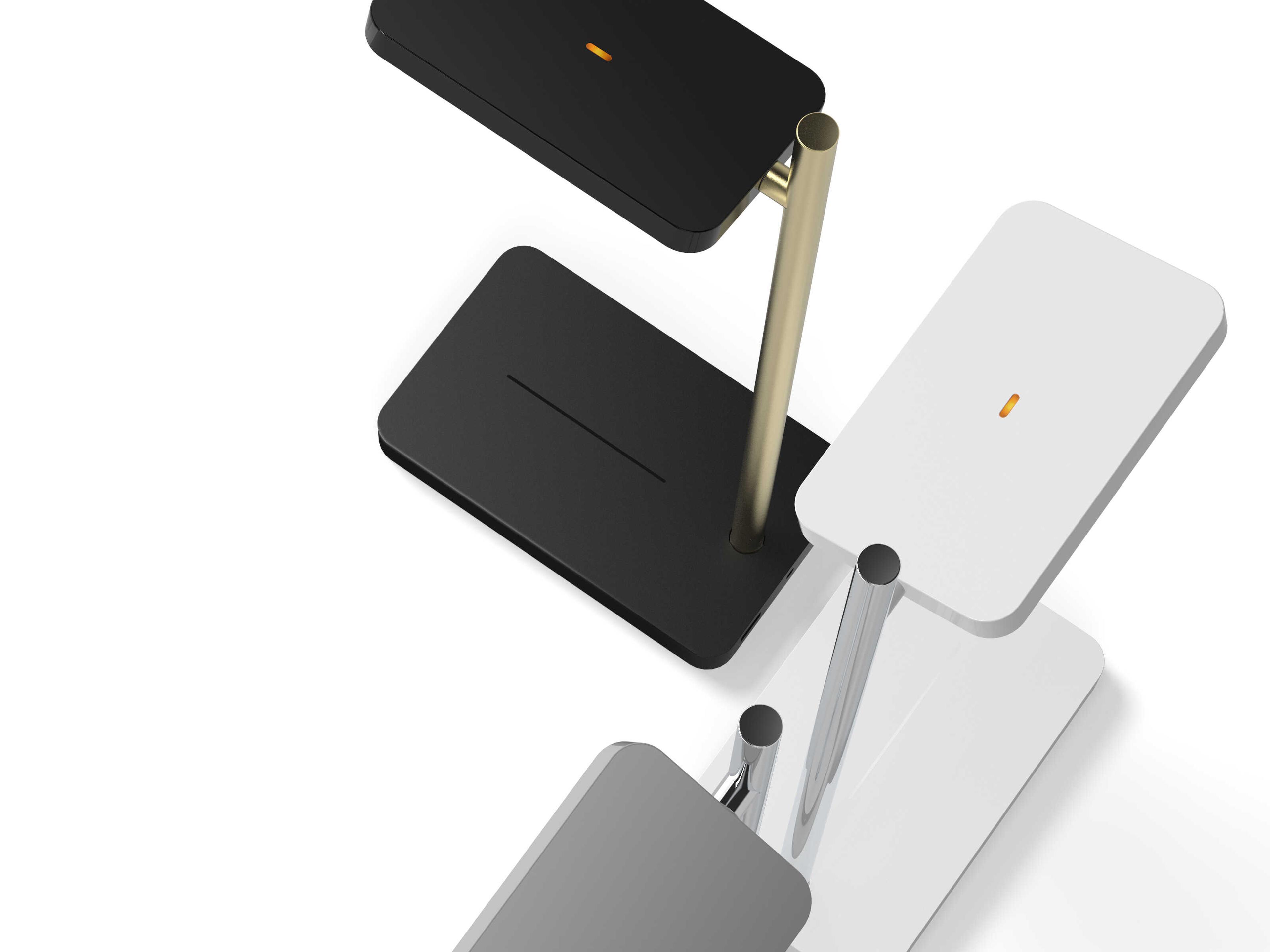 Pablo Talia White Silver Desk Lamp