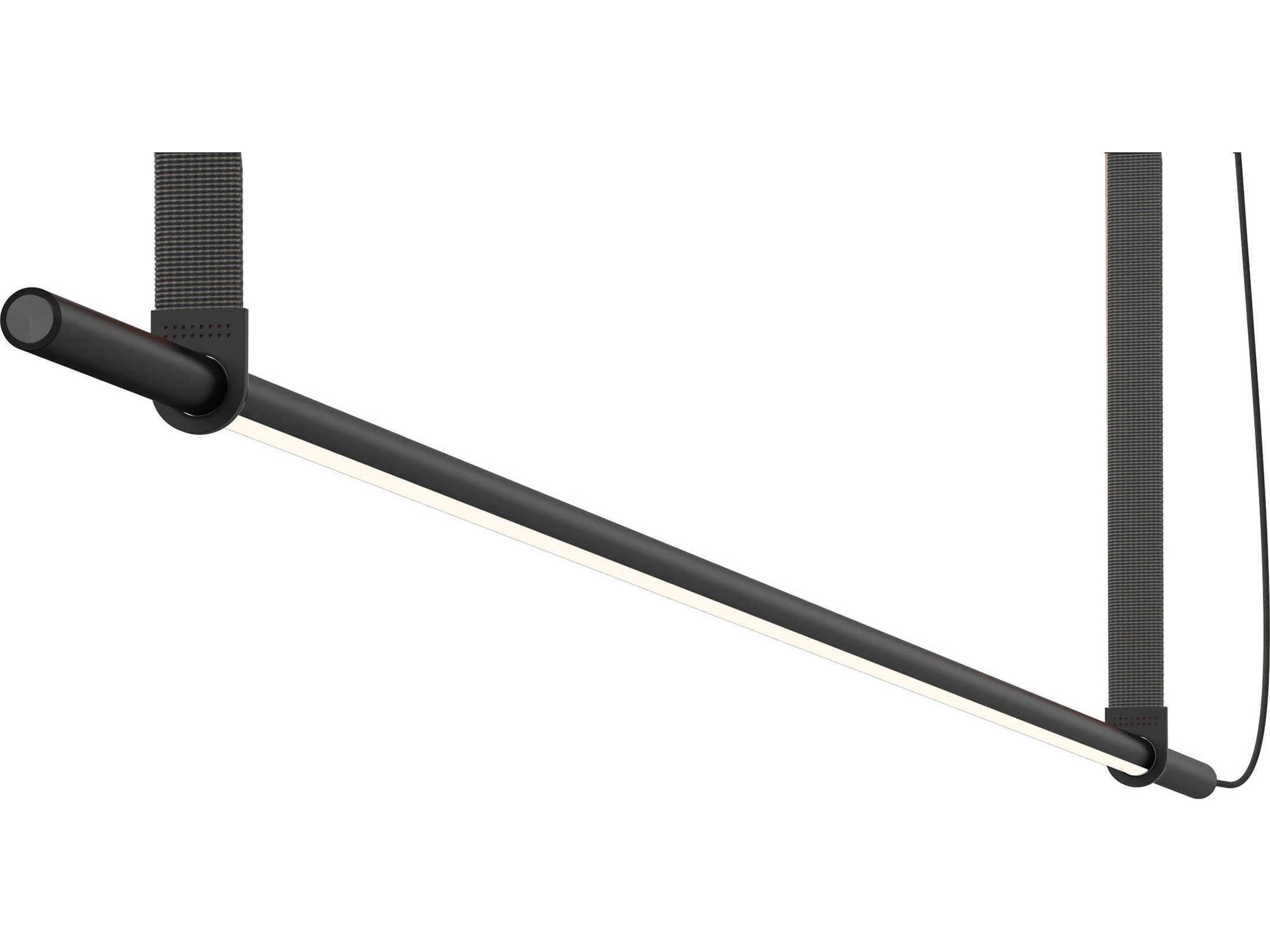 Pablo T.O 2-Light Black Linear Island Pendant