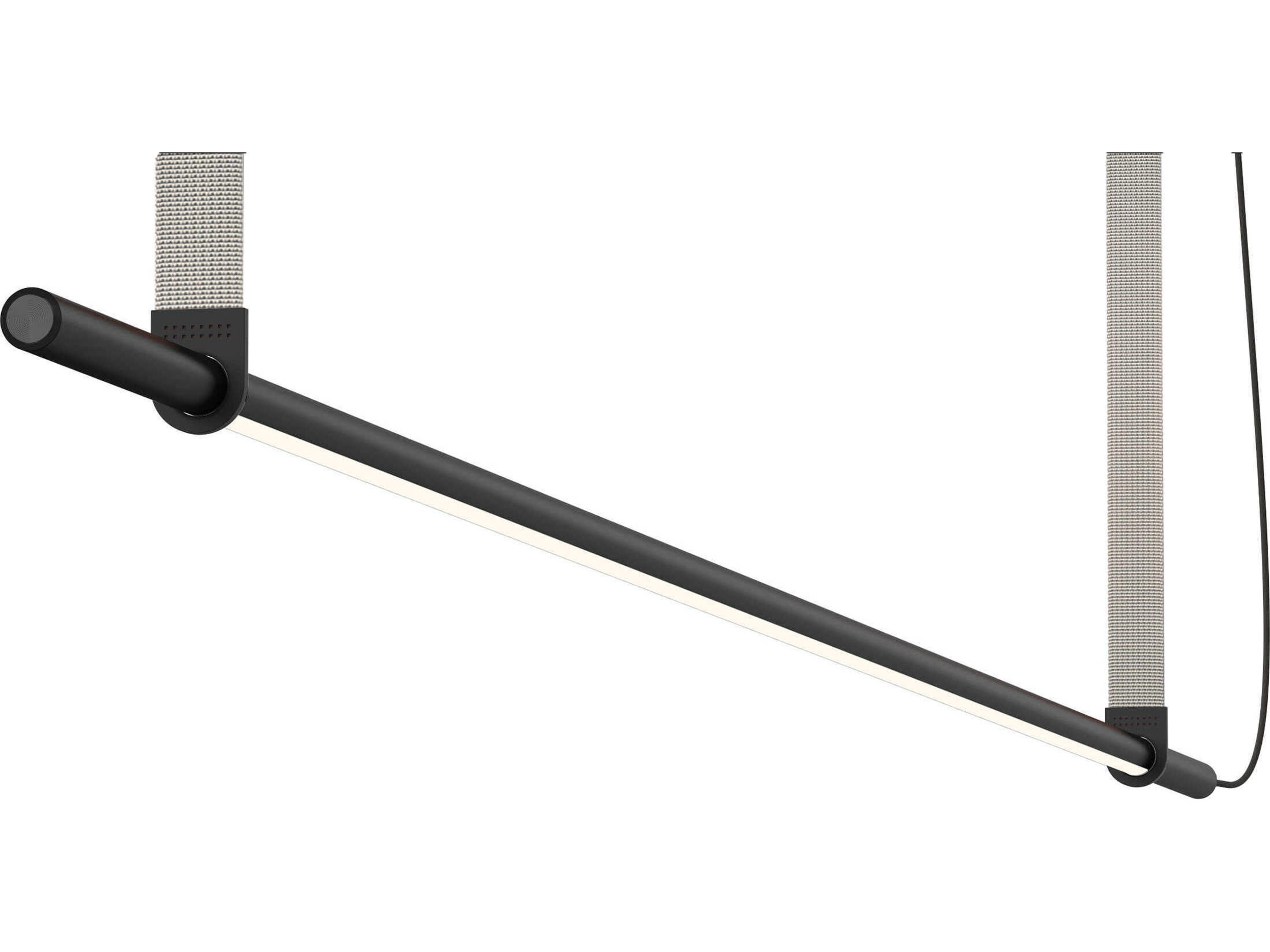 Pablo T.O 2-Light Black Linear Island Pendant