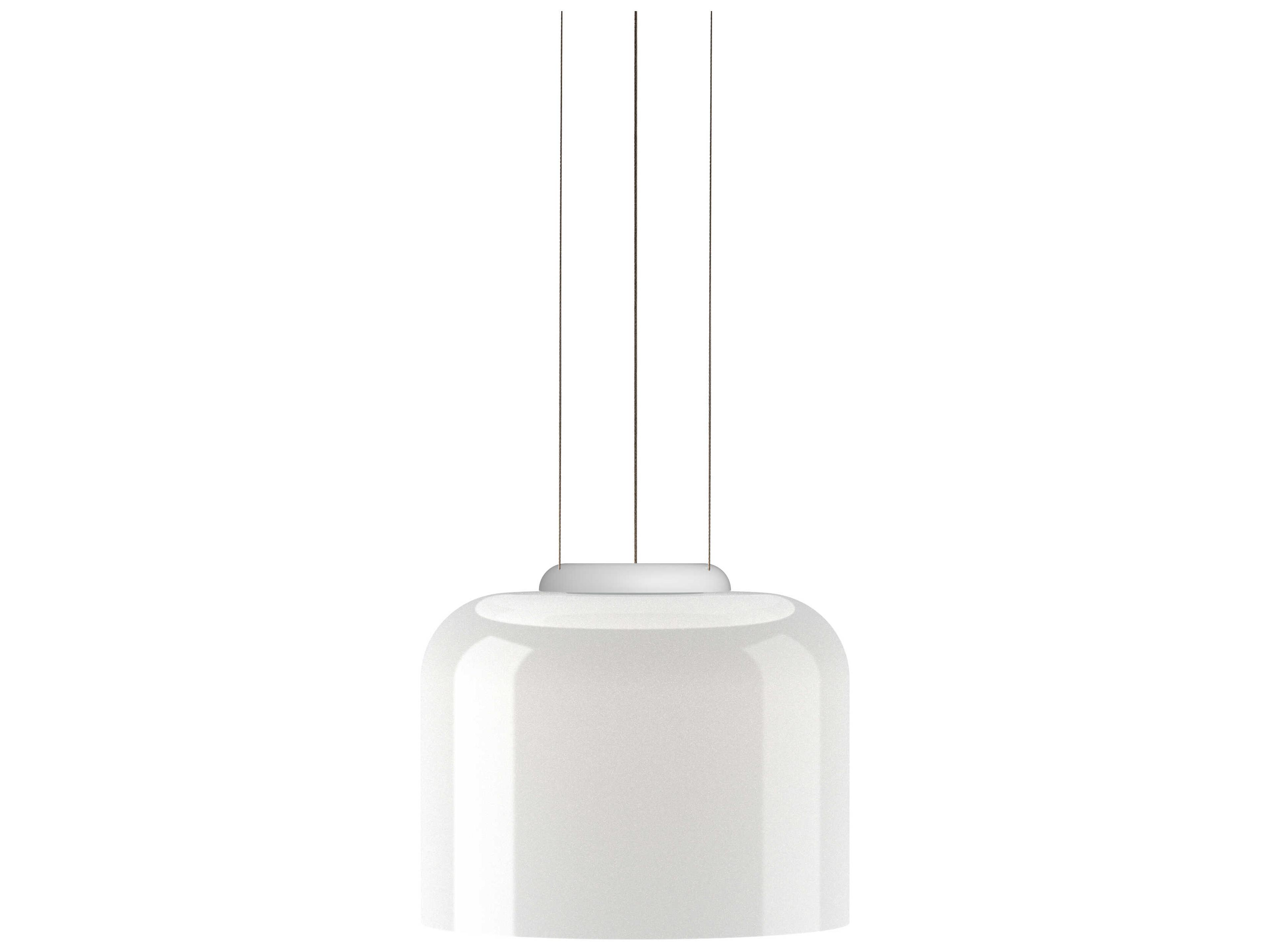 Totem 1-Light Opal White Pendant