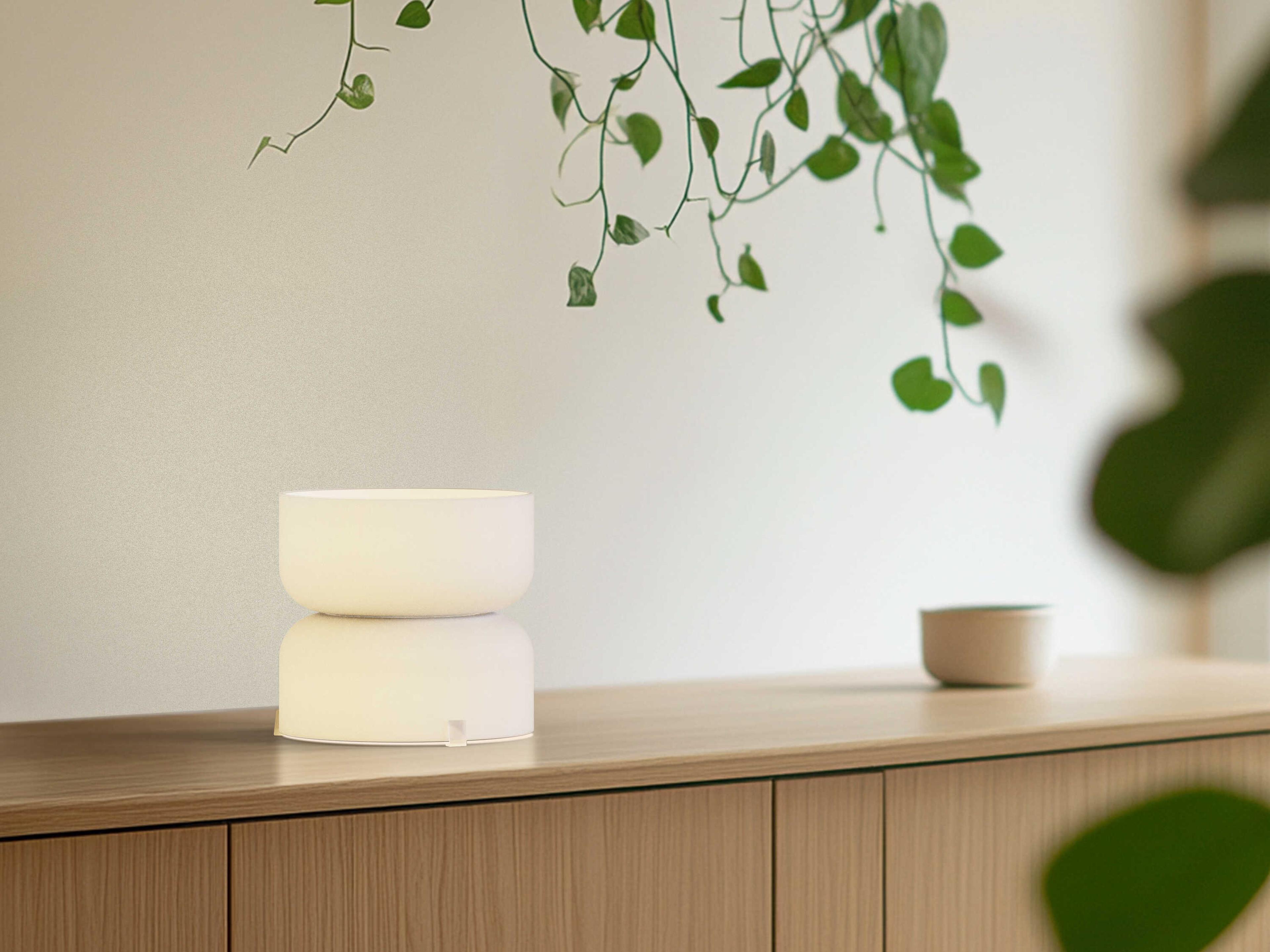 Pablo Totem Mini White Table Lamp