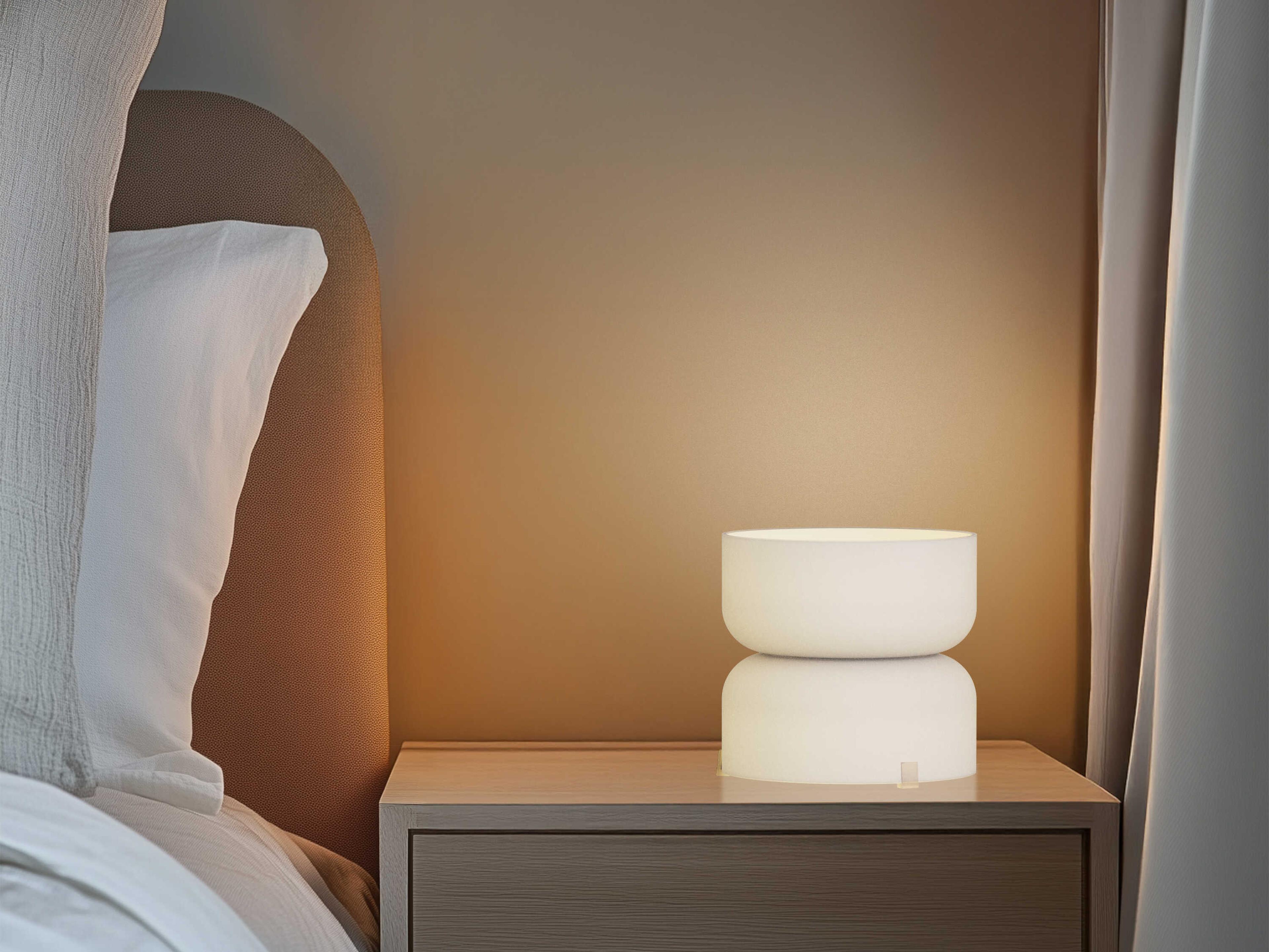 Pablo Totem Mini White Table Lamp