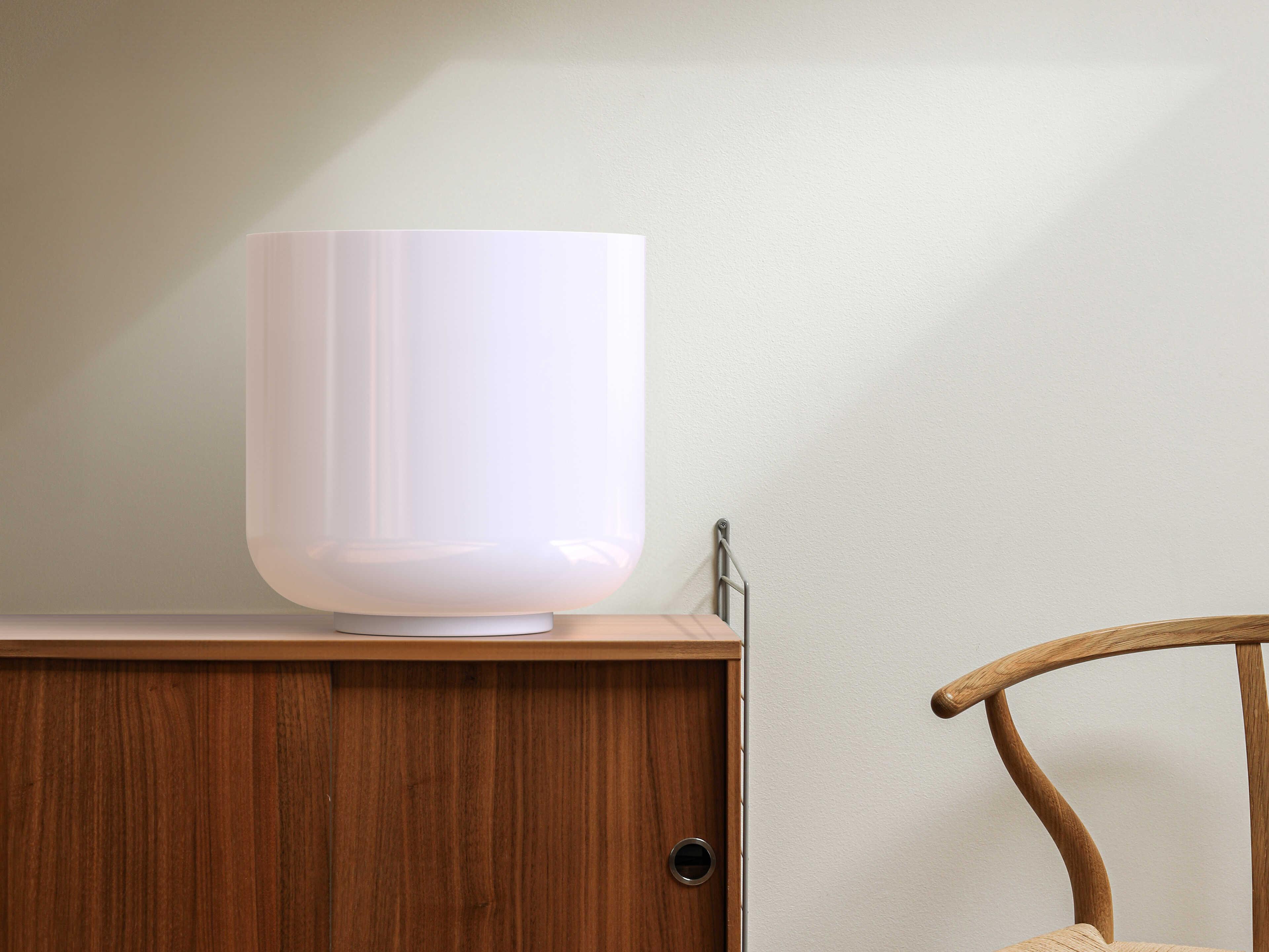 Pablo Totem Opal White Table Lamp