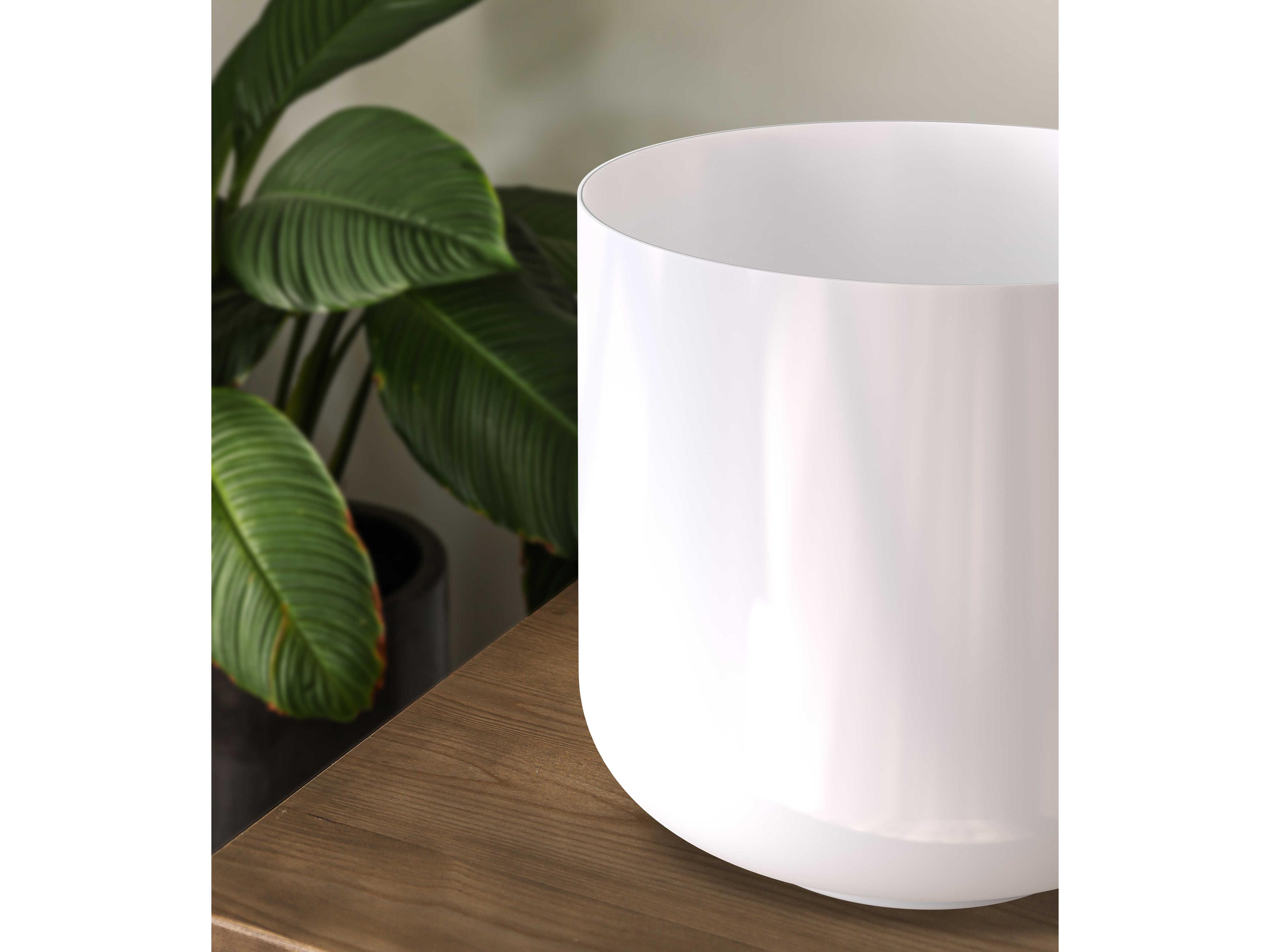Pablo Totem Opal White Table Lamp