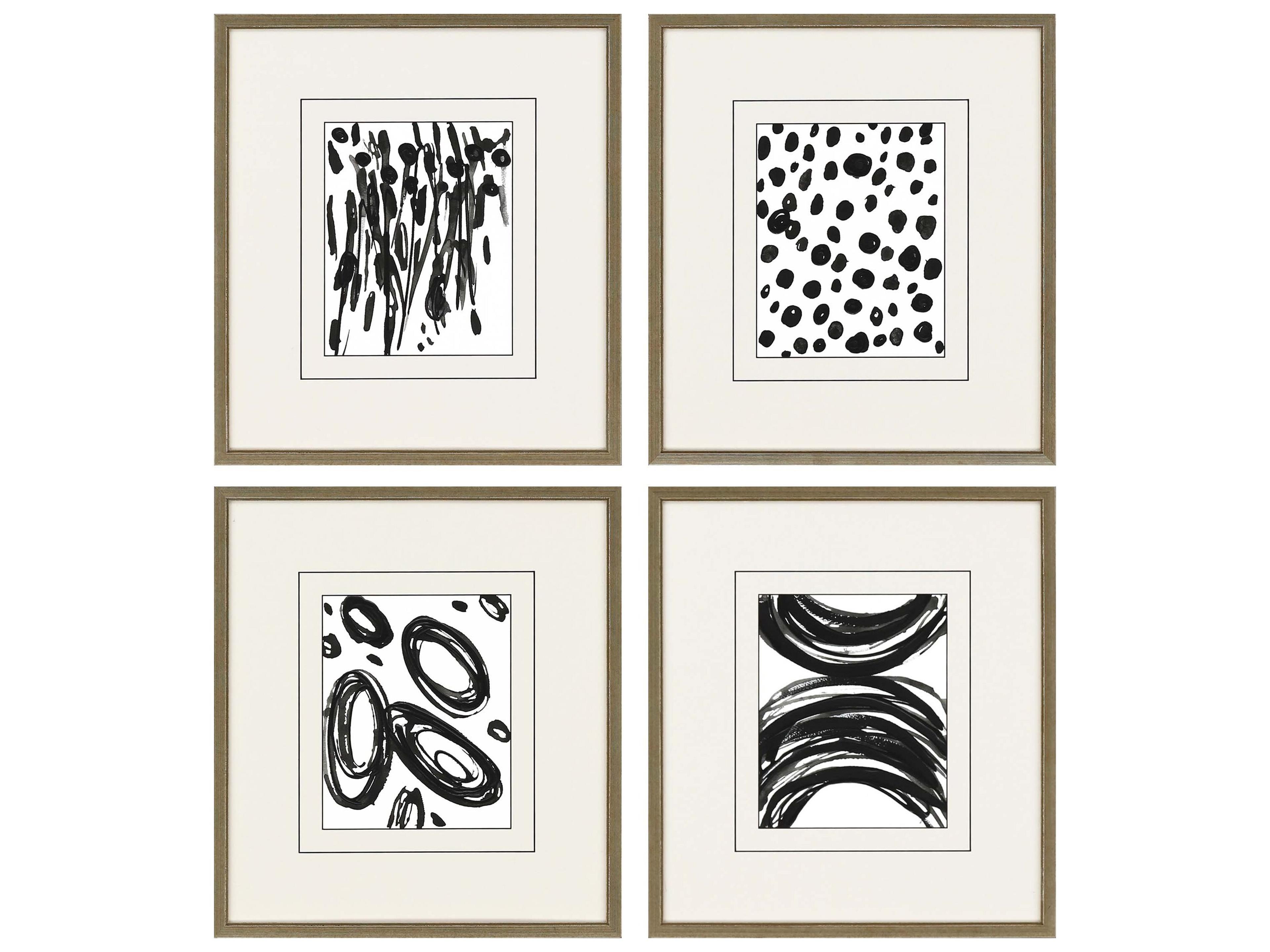 Geometrics Perception Wall Art Set of 4
