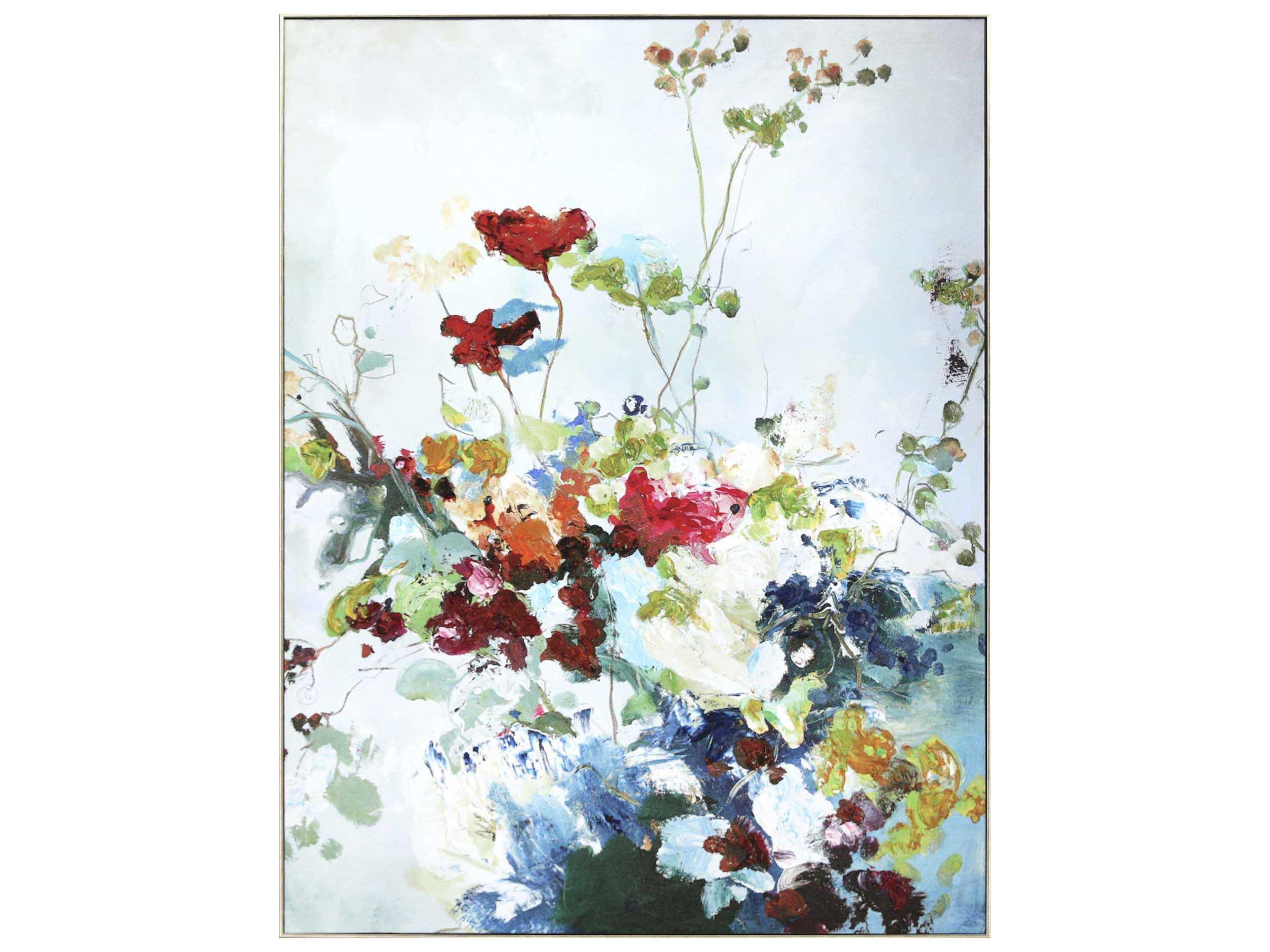 Paragon Abstract Floral Framed Print