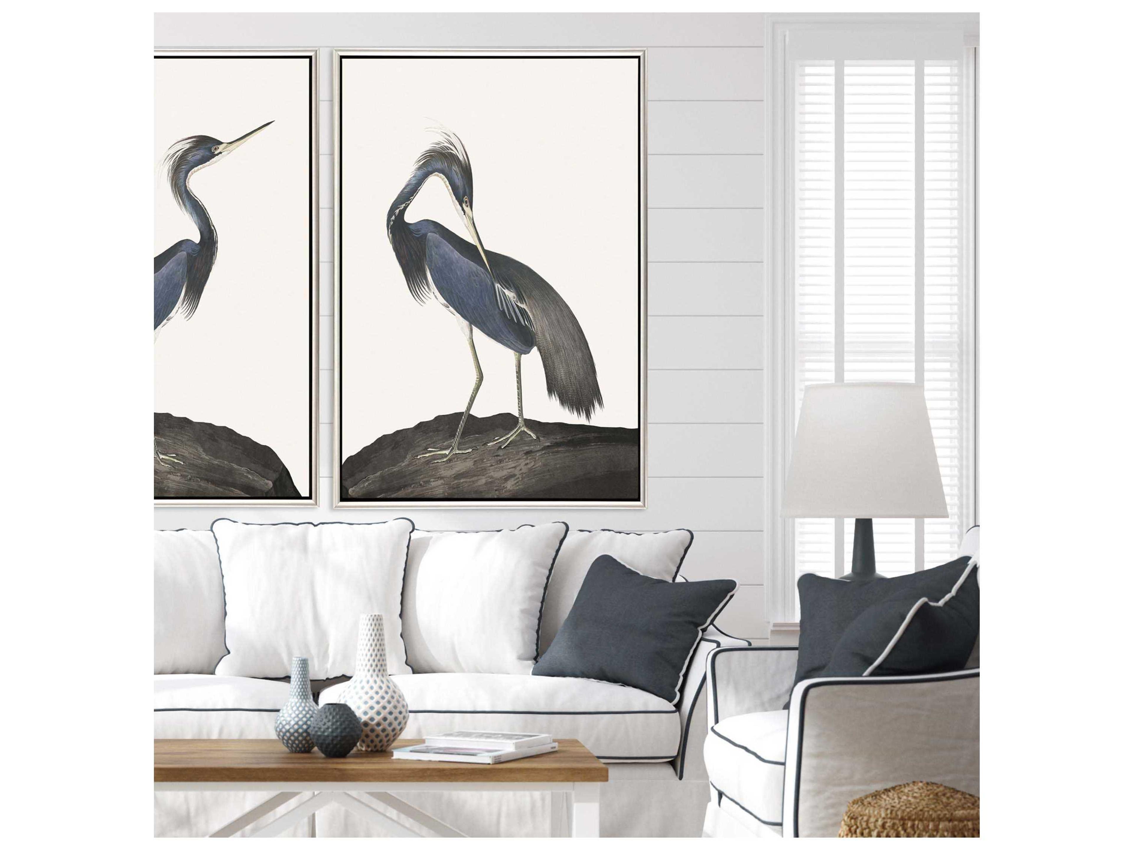 Paragon Great Heron-II Canvas Wall Art