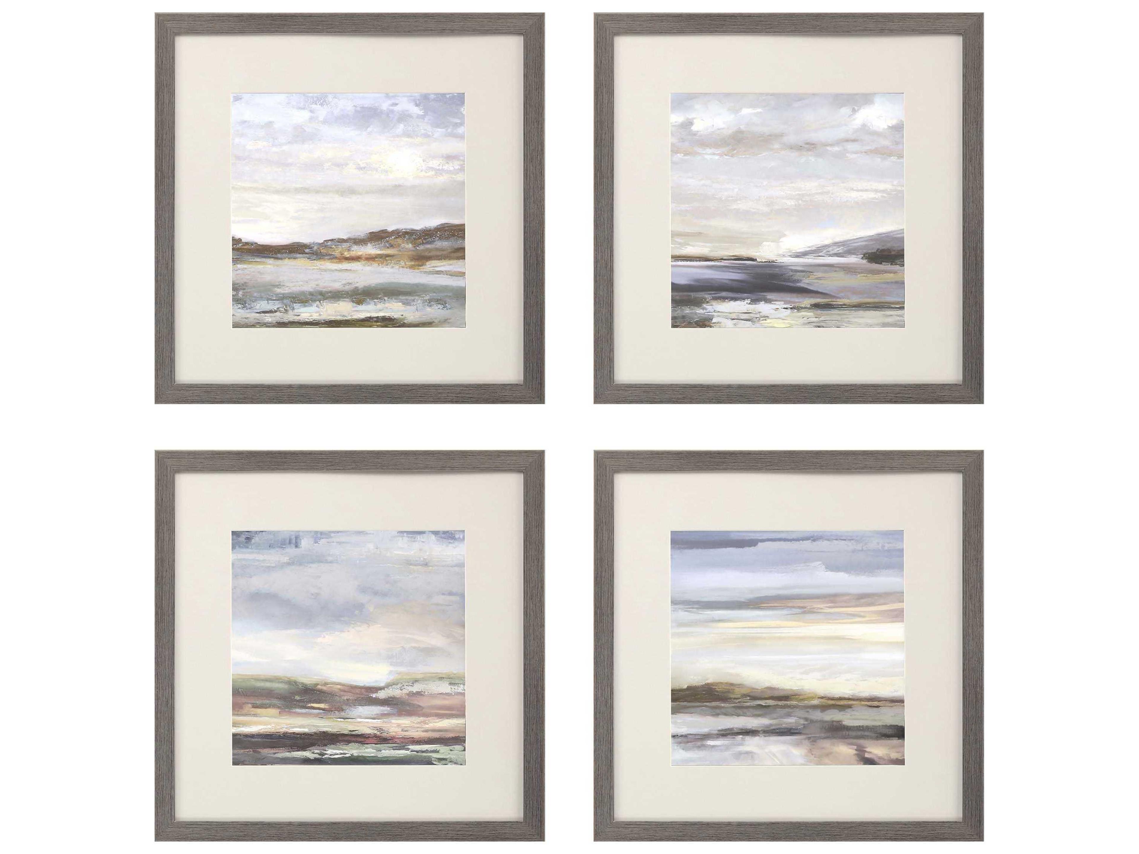 Tirwedd-II Framed Prints Set of 4