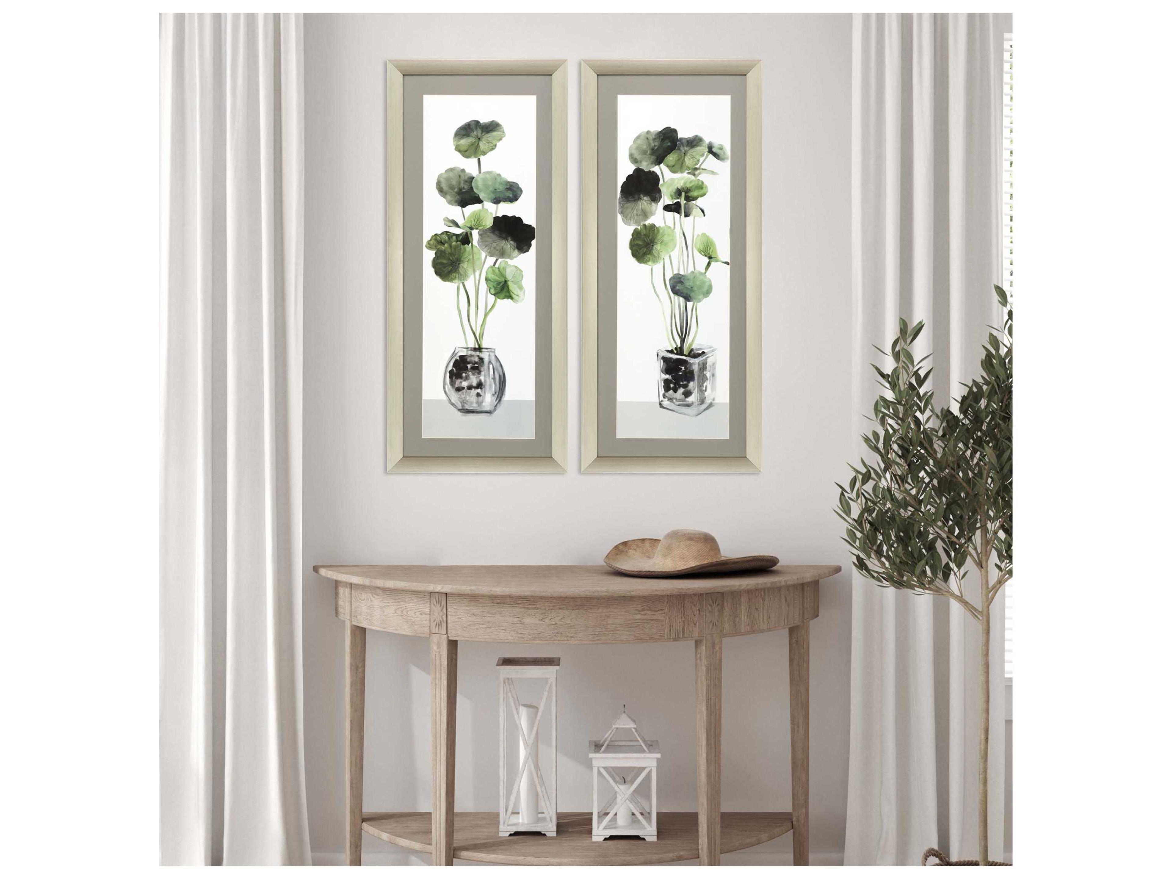Paragon Simple Glass Framed Prints Set of 2