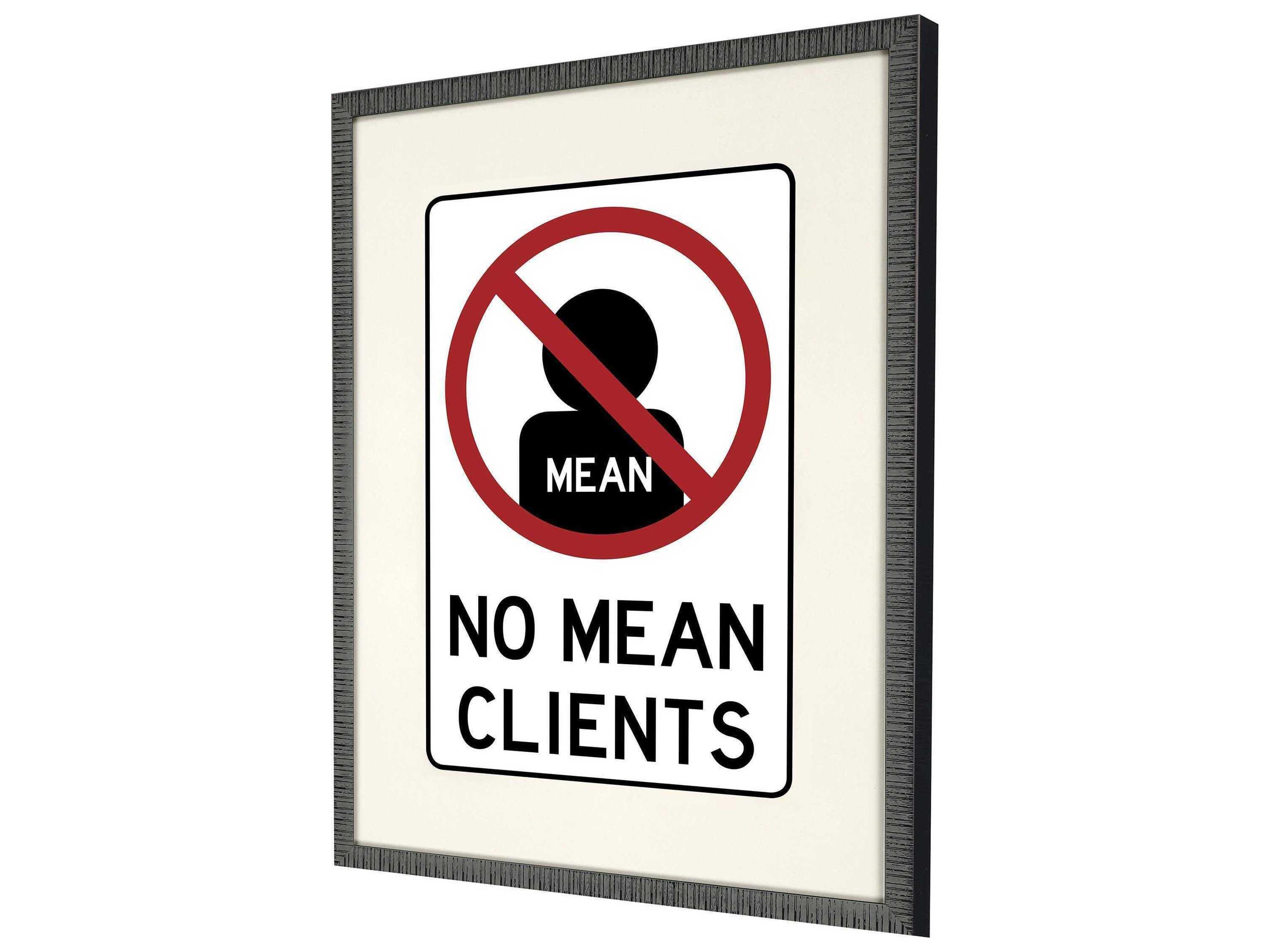 Paragon No Mean Clients Framed Print