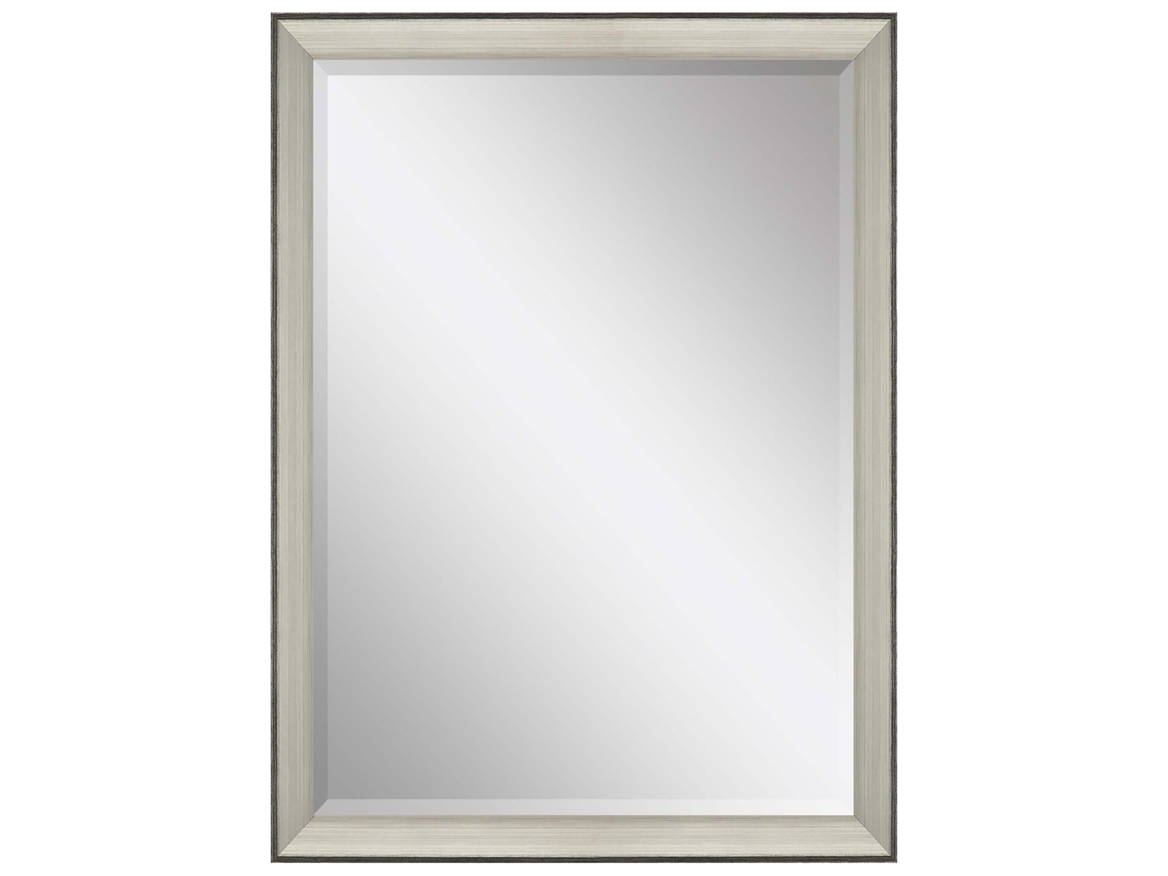 403 Mirror Group Metallic Silvered Wall Rectangular Mirror