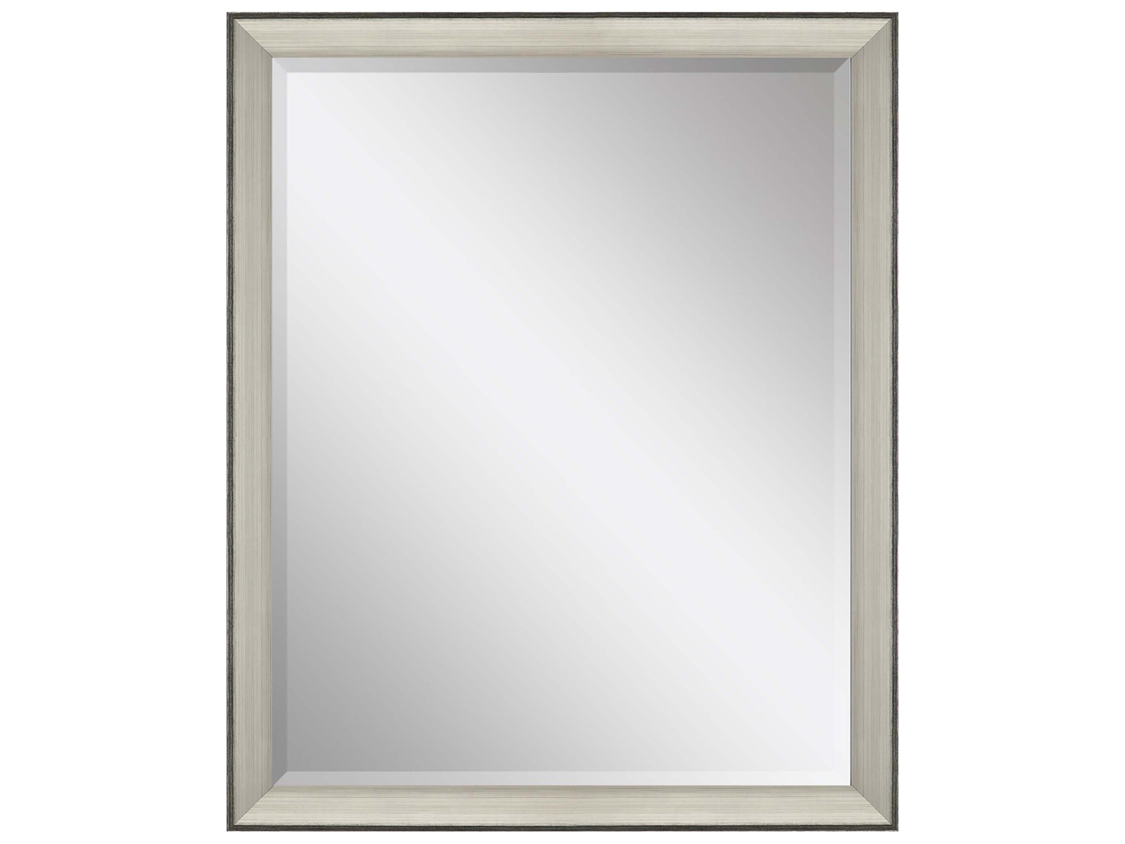 403 Mirror Group Metallic Silvered Wall Rectangular Mirror