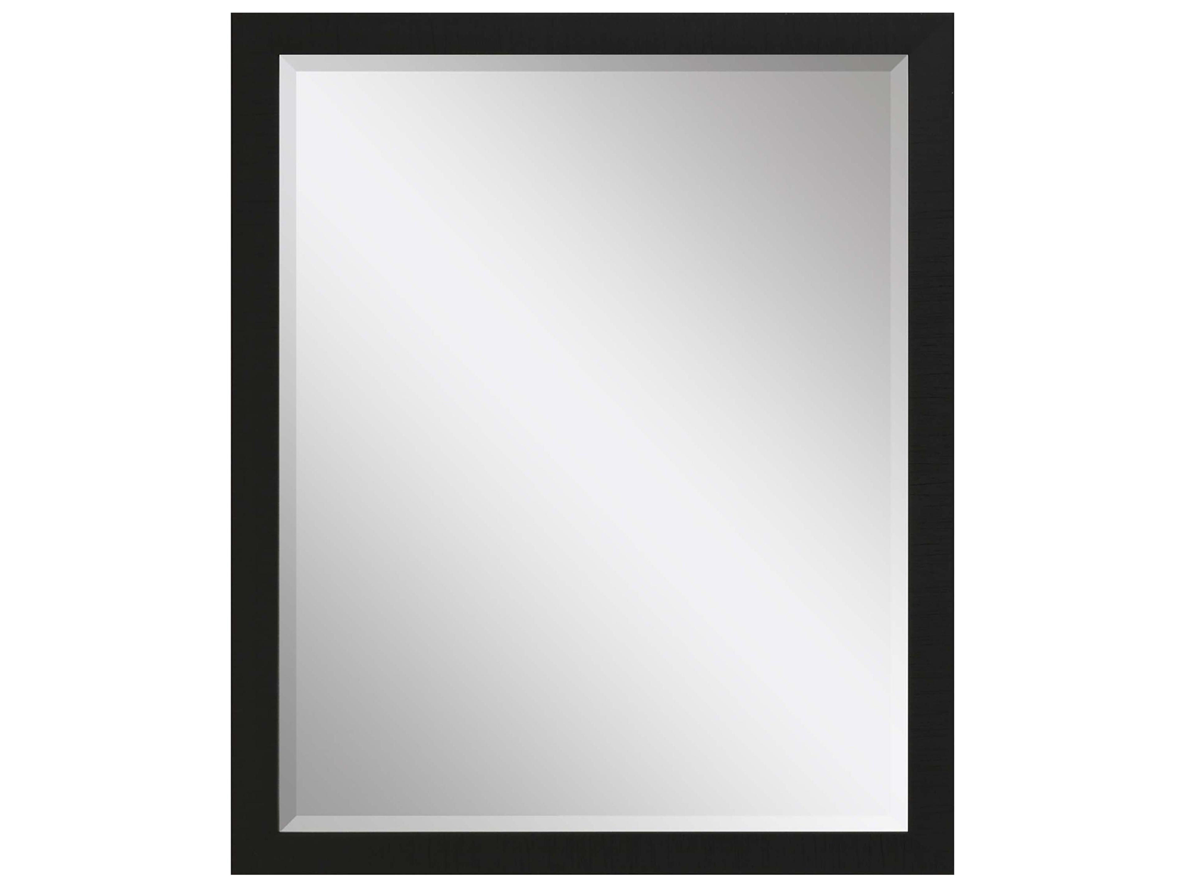 Paragon 869 Mirror Group Black Silvered Wall Rectangular Mirror