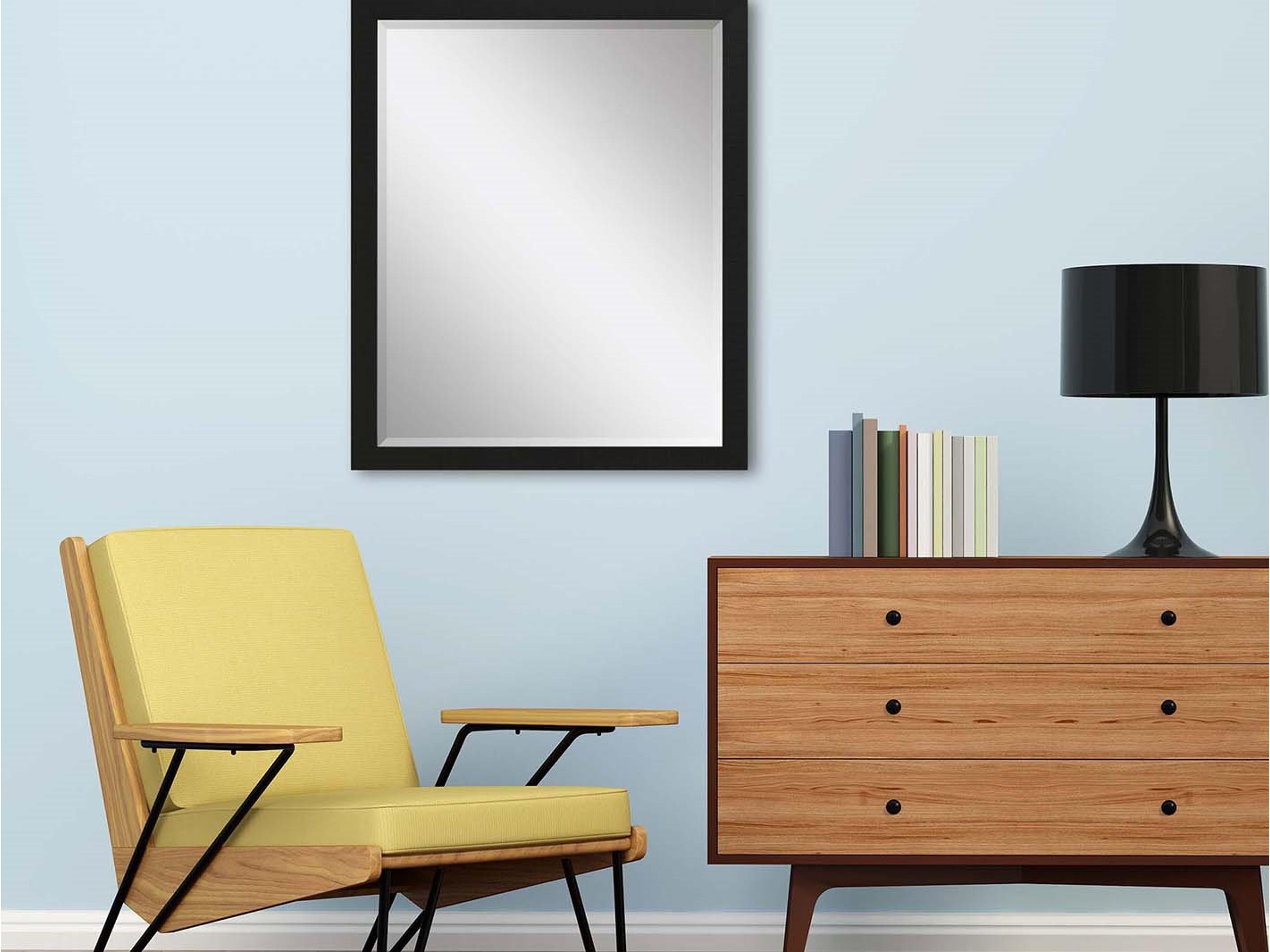 Paragon 869 Mirror Group Black Silvered Wall Rectangular Mirror