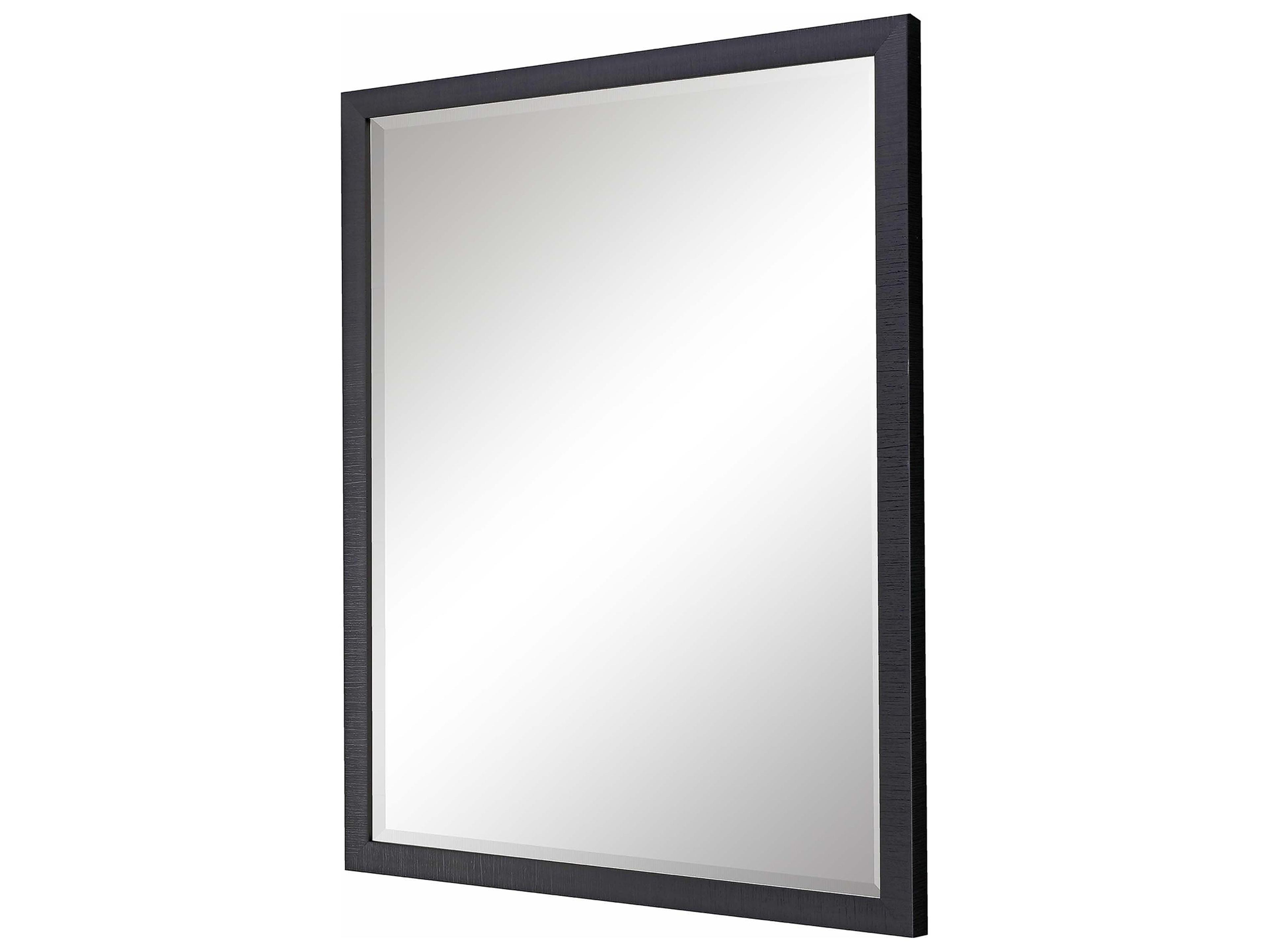 Paragon 869 Mirror Group Black Silvered Wall Rectangular Mirror