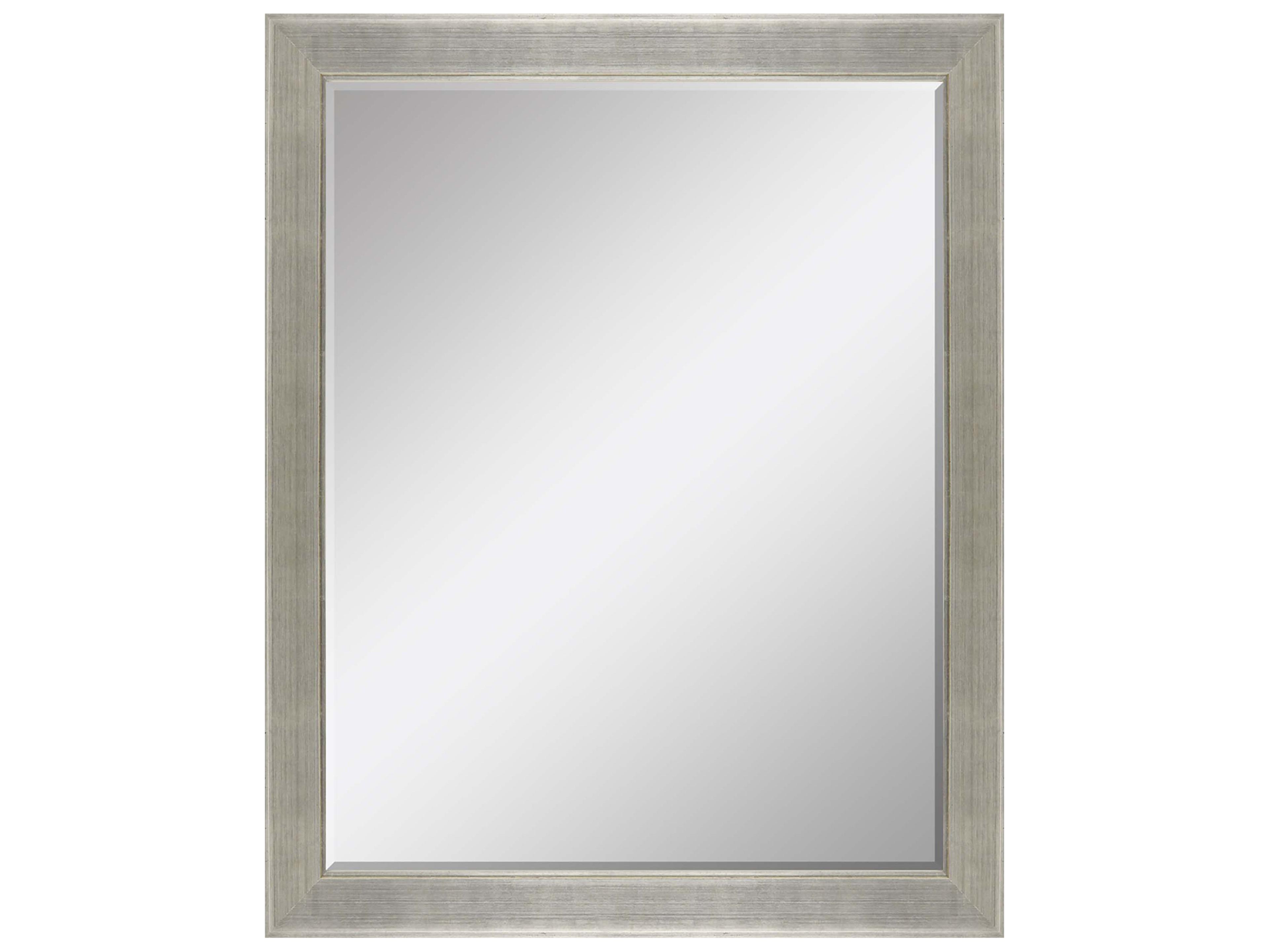 864 Mirror Group Metallic Silvered Wall Rectangular Mirror