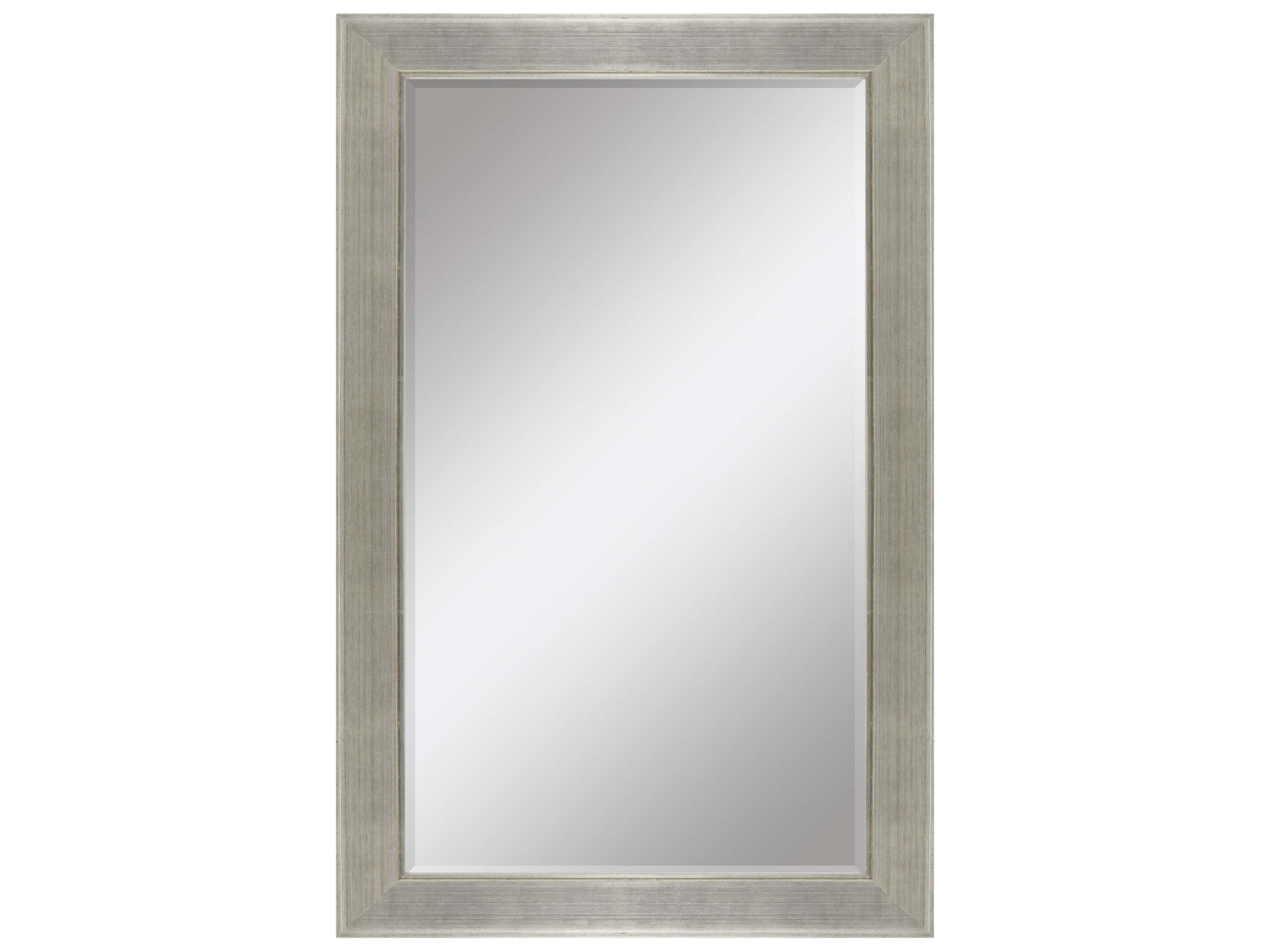864 Mirror Group Metallic Silvered Wall Rectangular Mirror