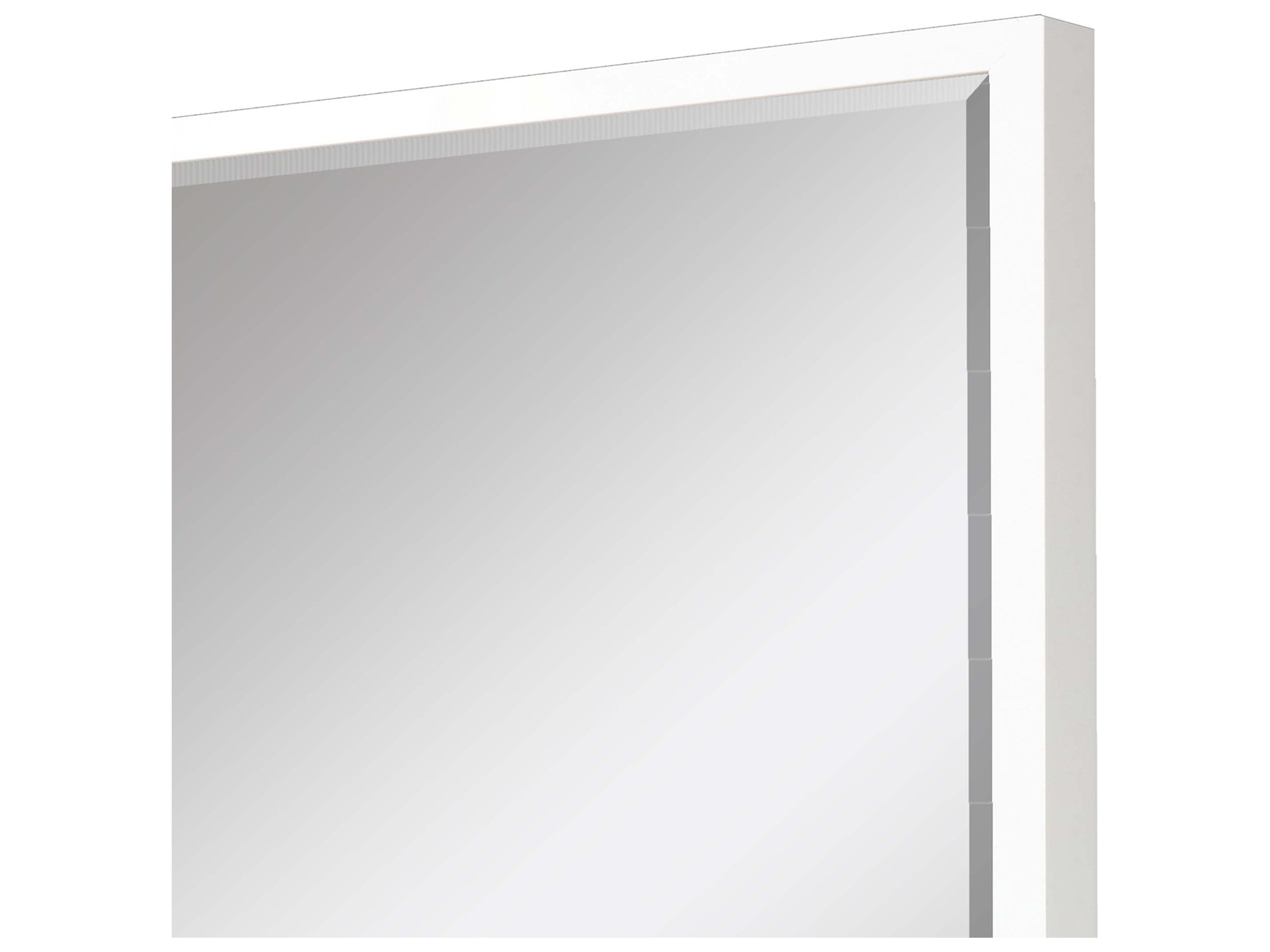 Paragon 867 Mirror Group White Silvered Wall Rectangular Mirror