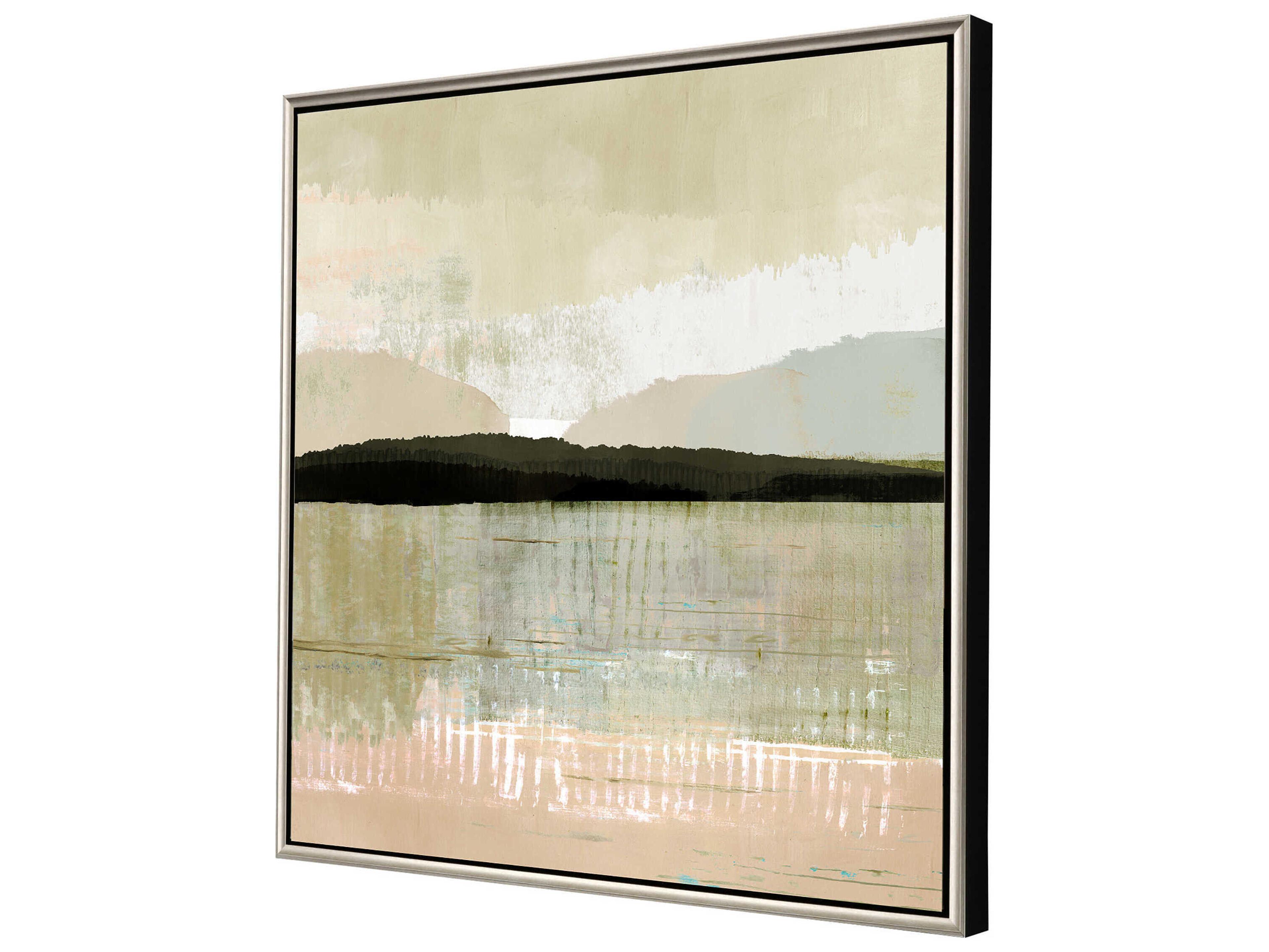 Paragon Waterside Blush Horizon-II Canvas Wall Art