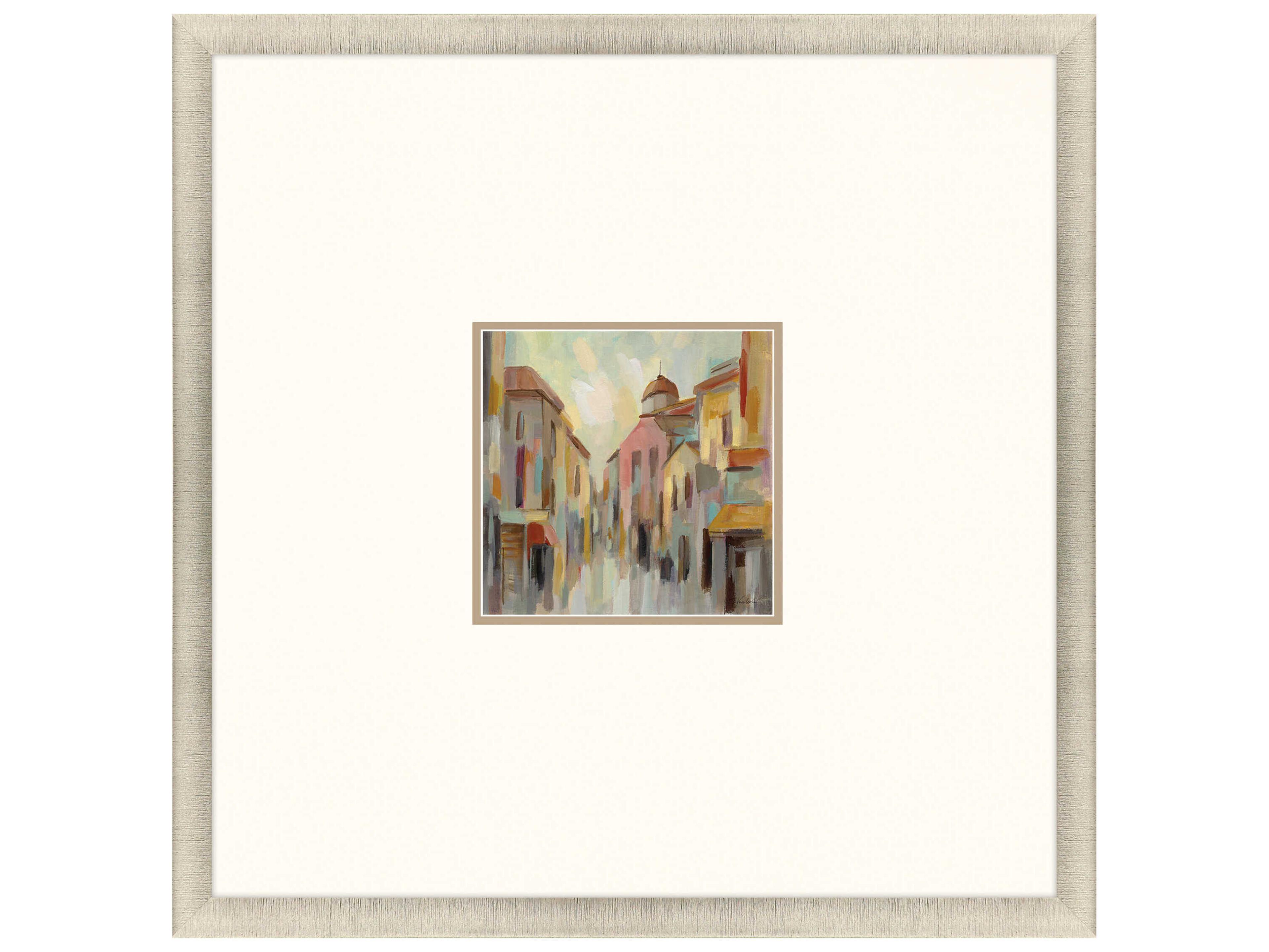Scenic Pastel Street-II Wall Art