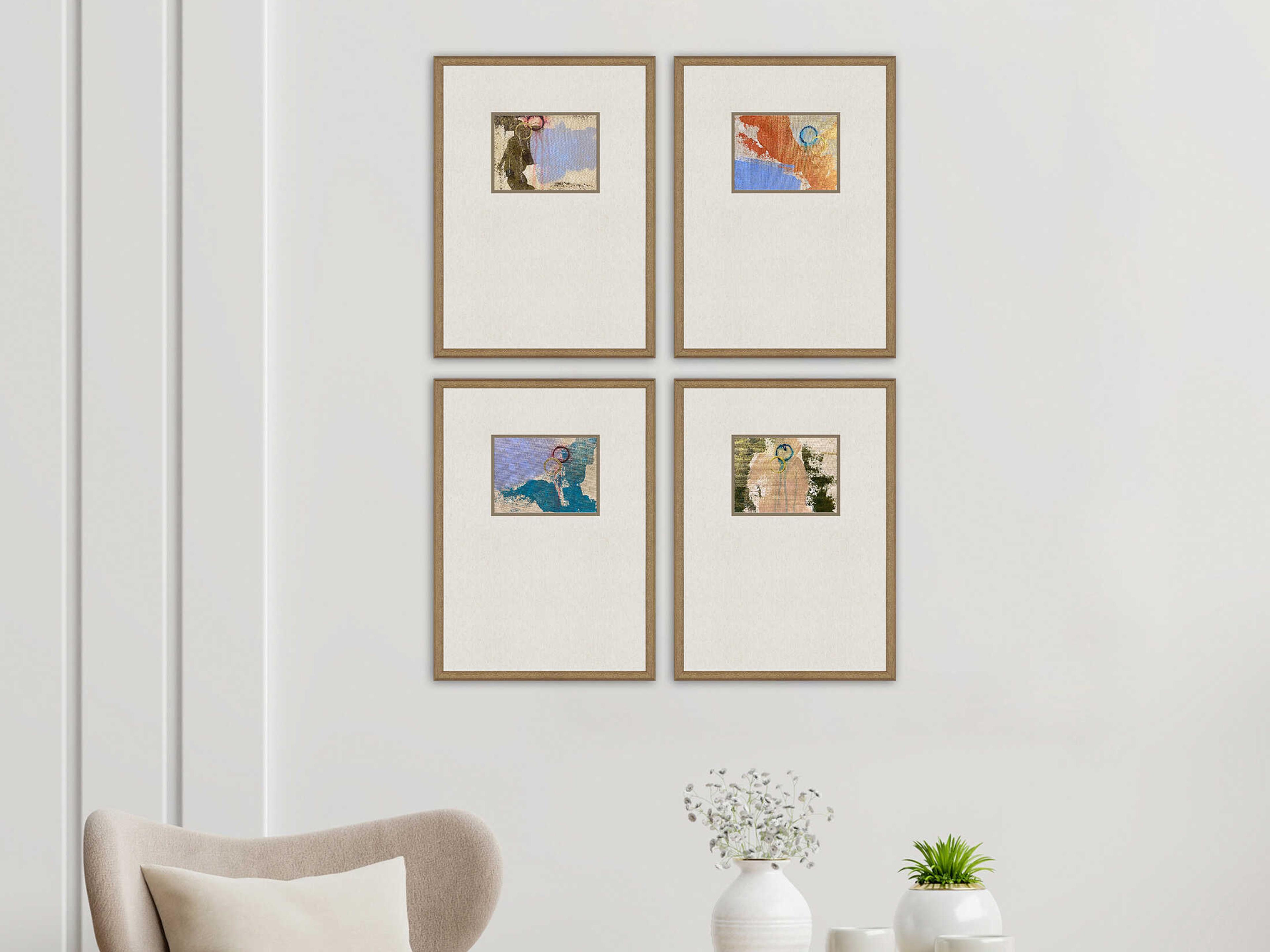 Paragon Abstract Discovery-II Wall Art Set of 4