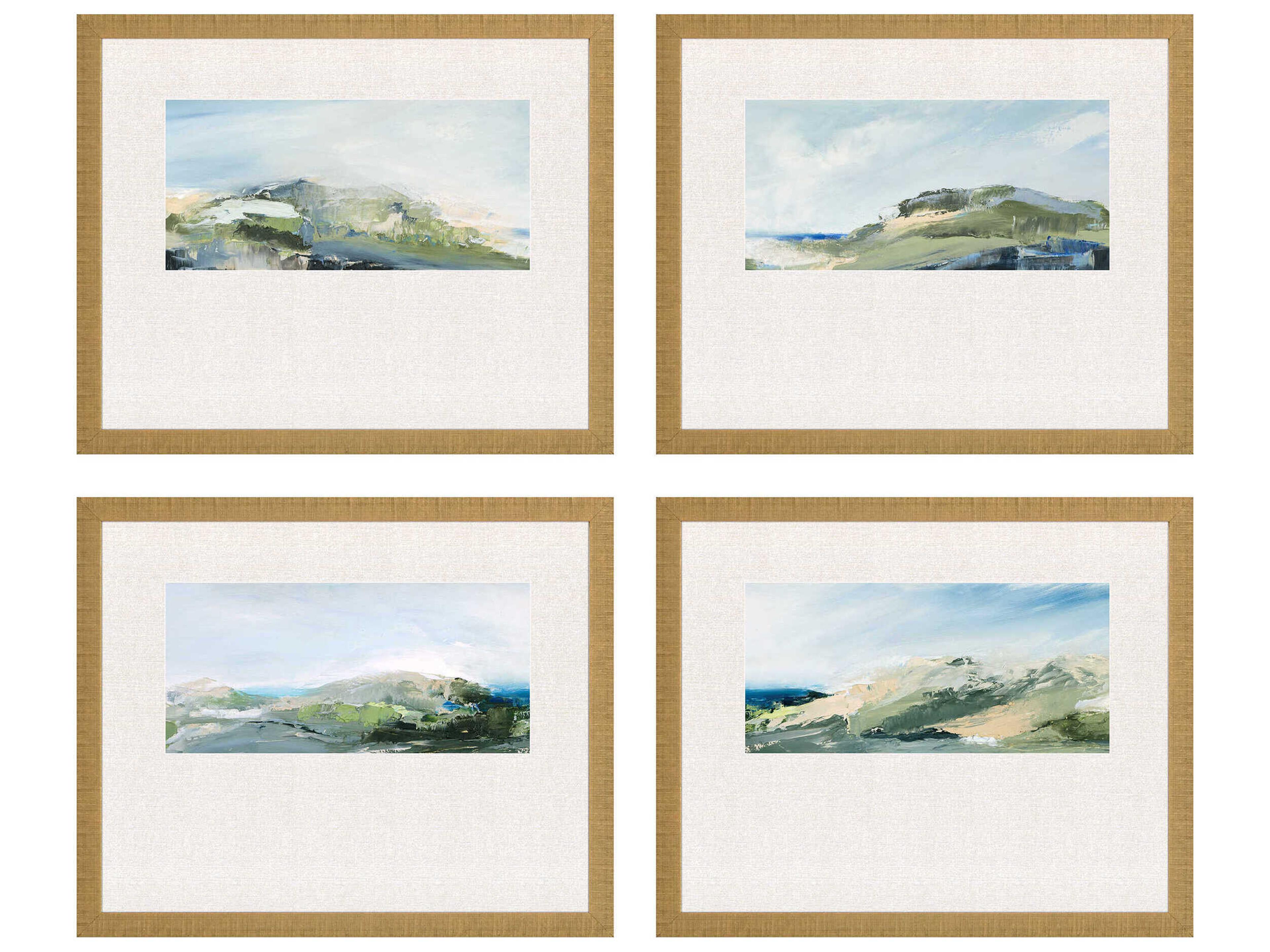 Abstract Nature's Peace Wall Art Set of 4