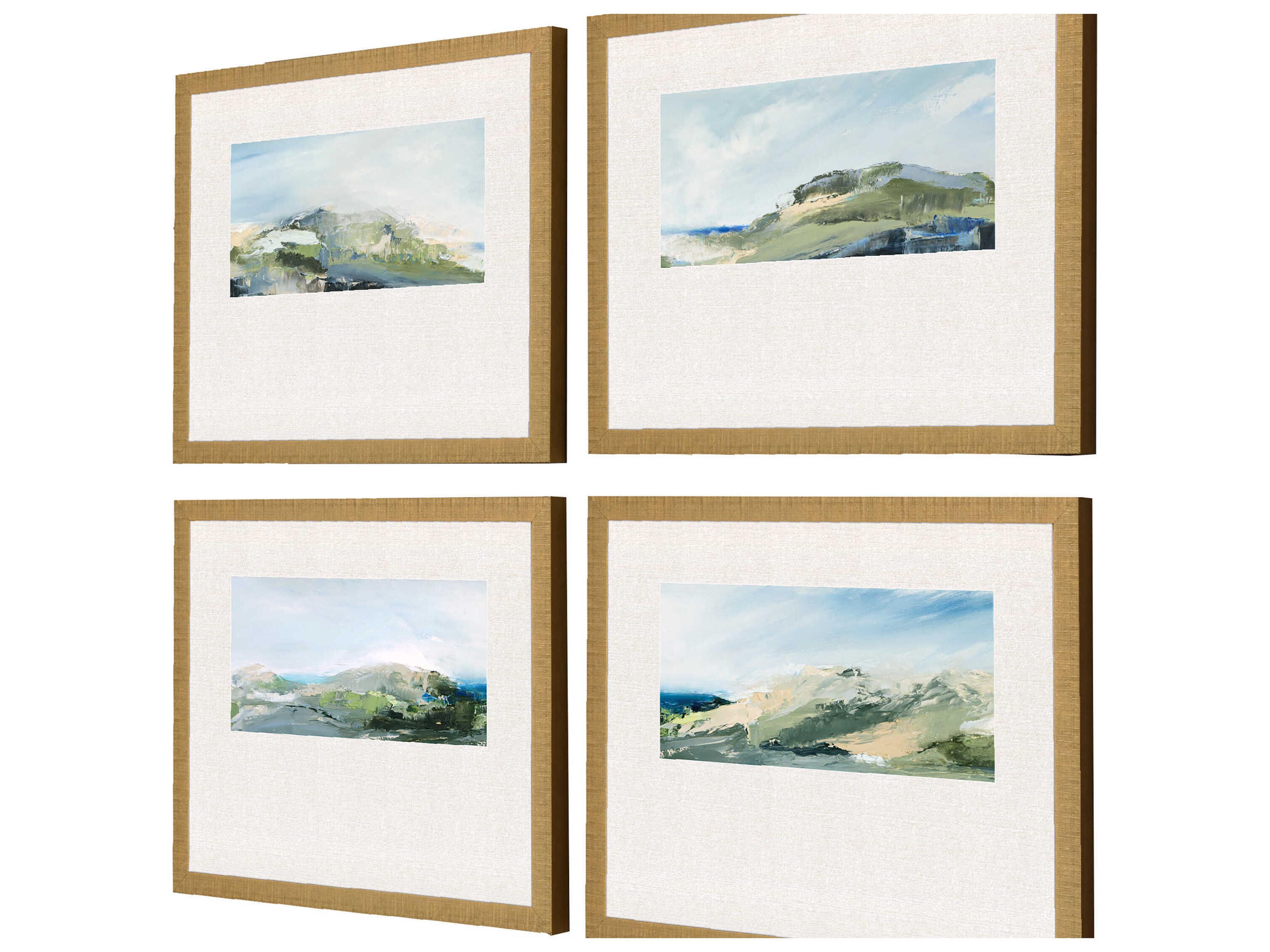 Paragon Abstract Nature's Peace Wall Art Set of 4