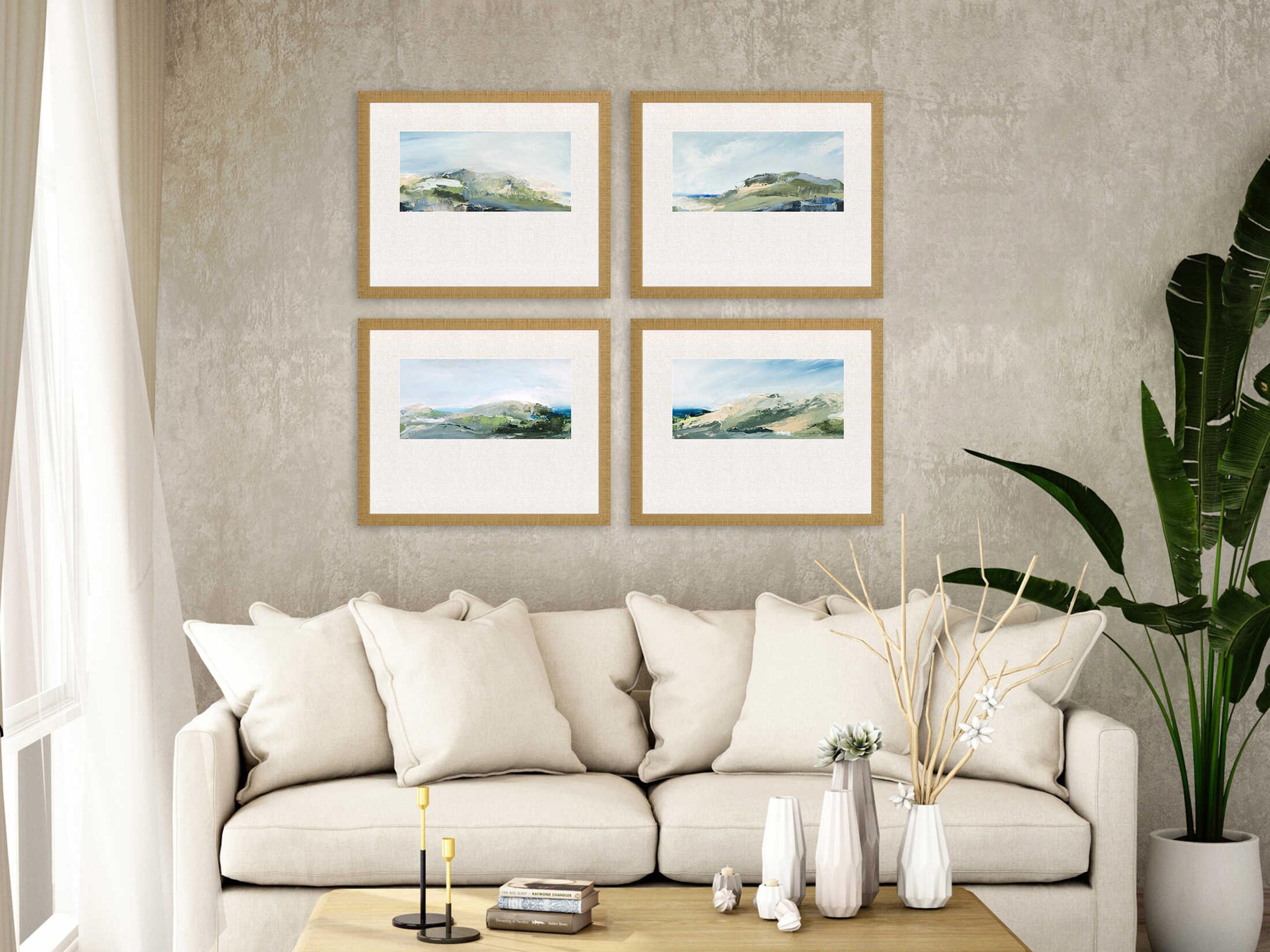 Paragon Abstract Nature's Peace Wall Art Set of 4