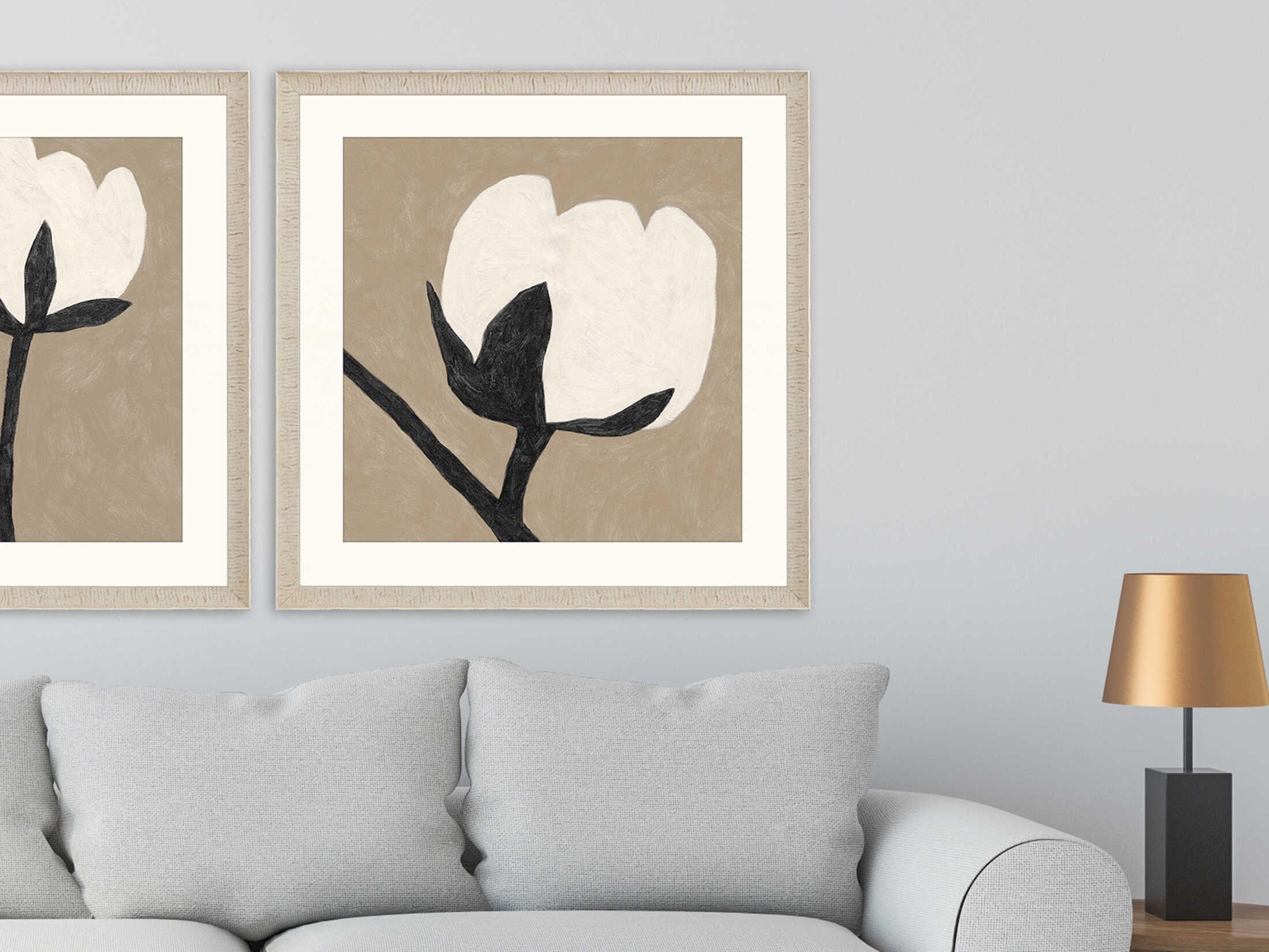 Paragon Florals Delicate Sketch Solo Wall Art