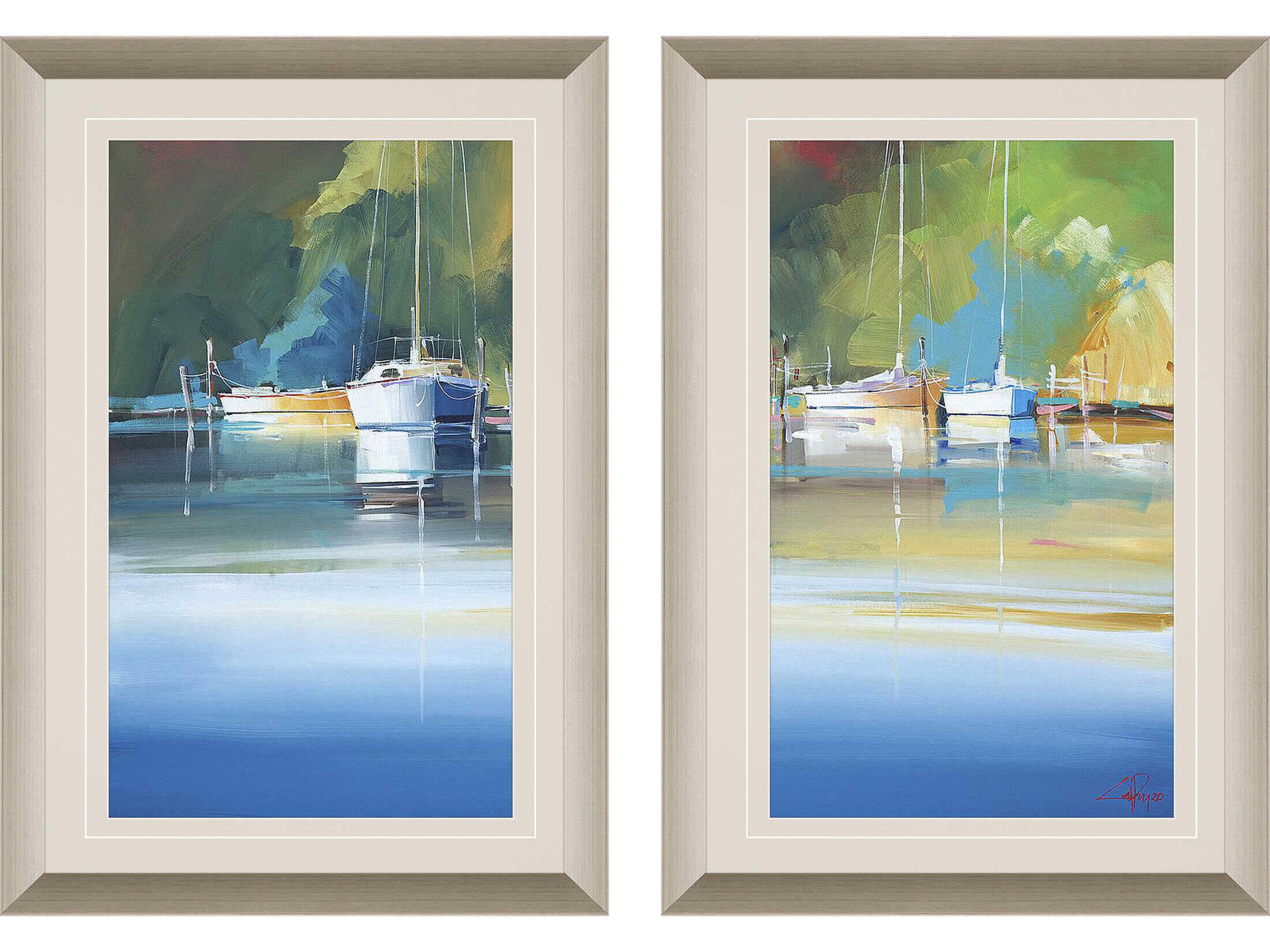 Paragon Waterside Light at Metung Wall Art Set of 2