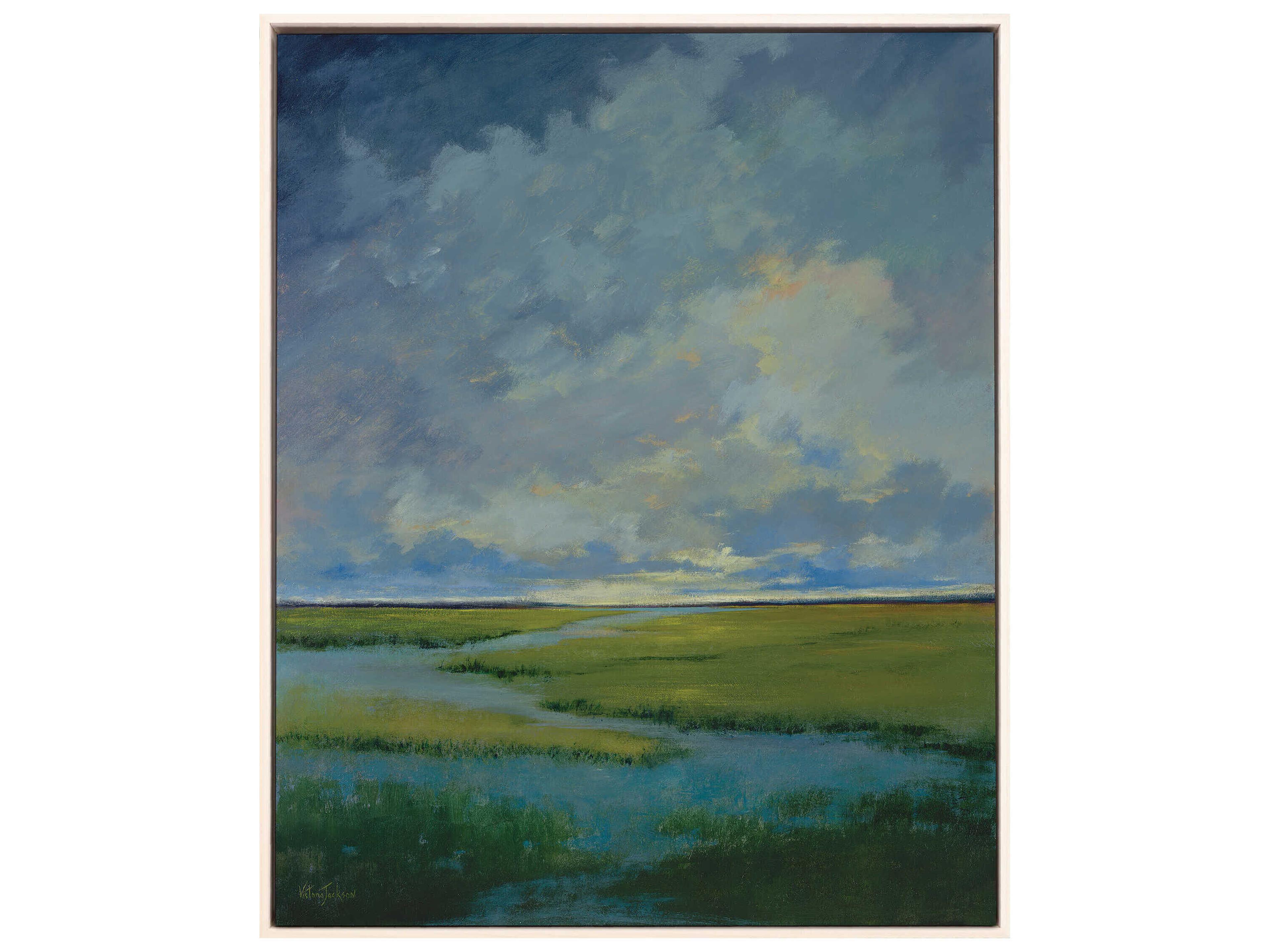 Waterside Quiet Reflection Canvas Wall Art