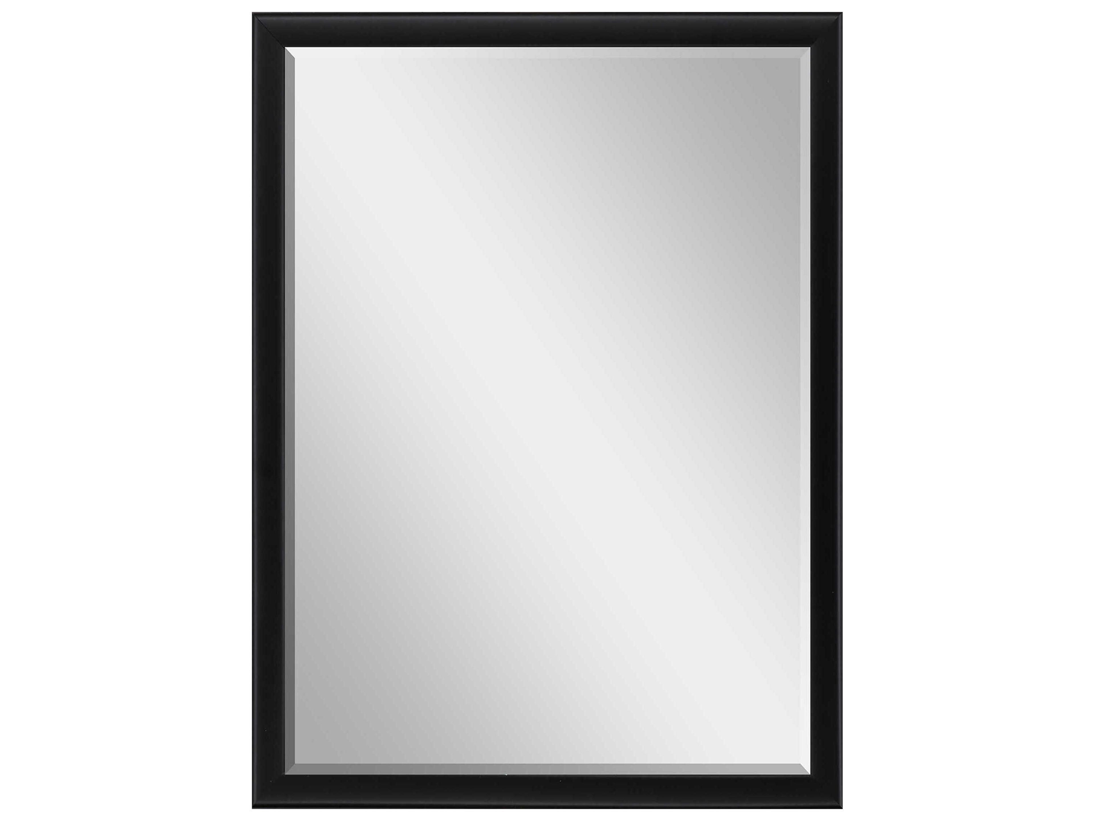 Paragon Black Rectangular Wall Mirror