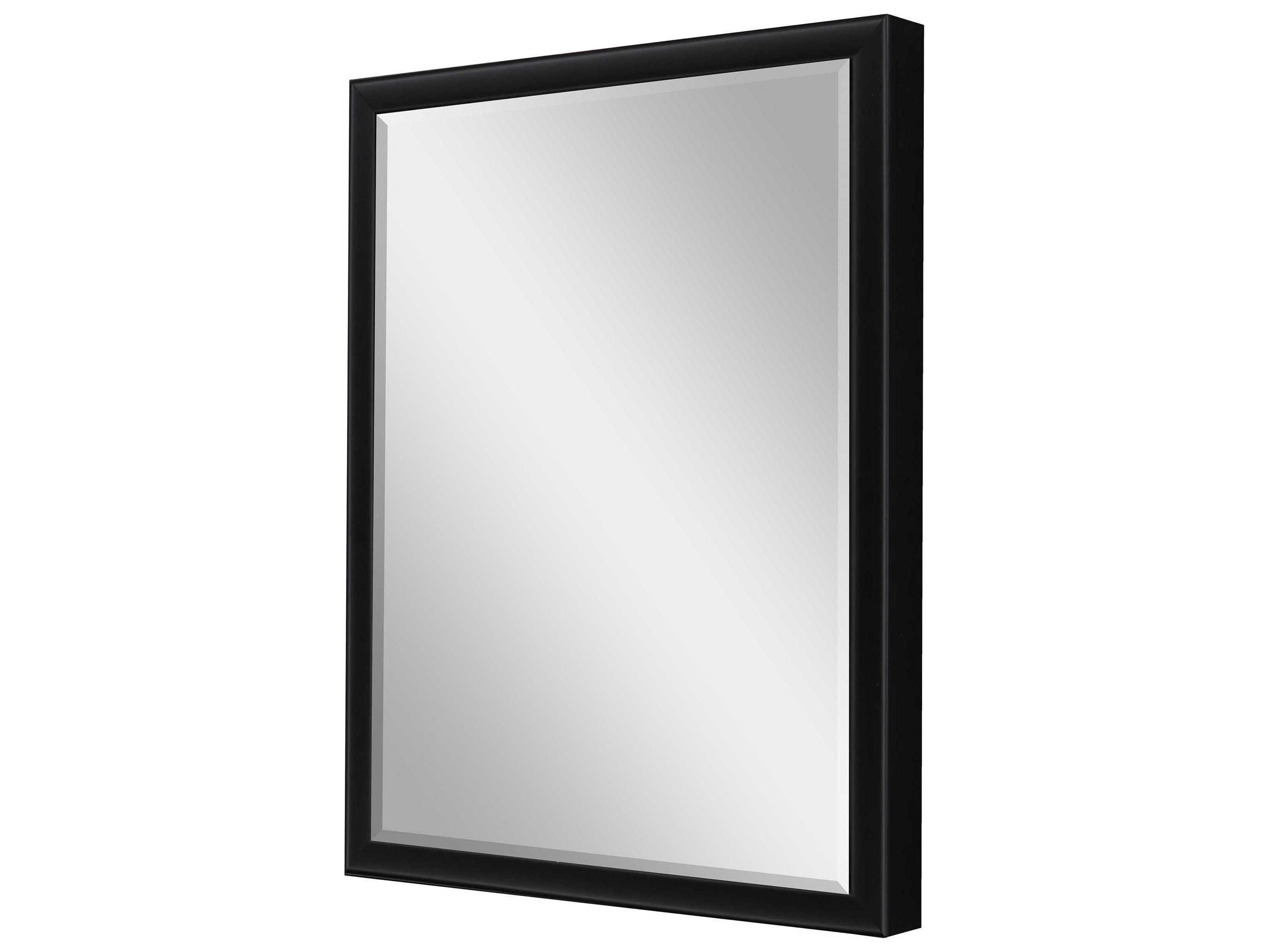 Paragon Black Rectangular Wall Mirror