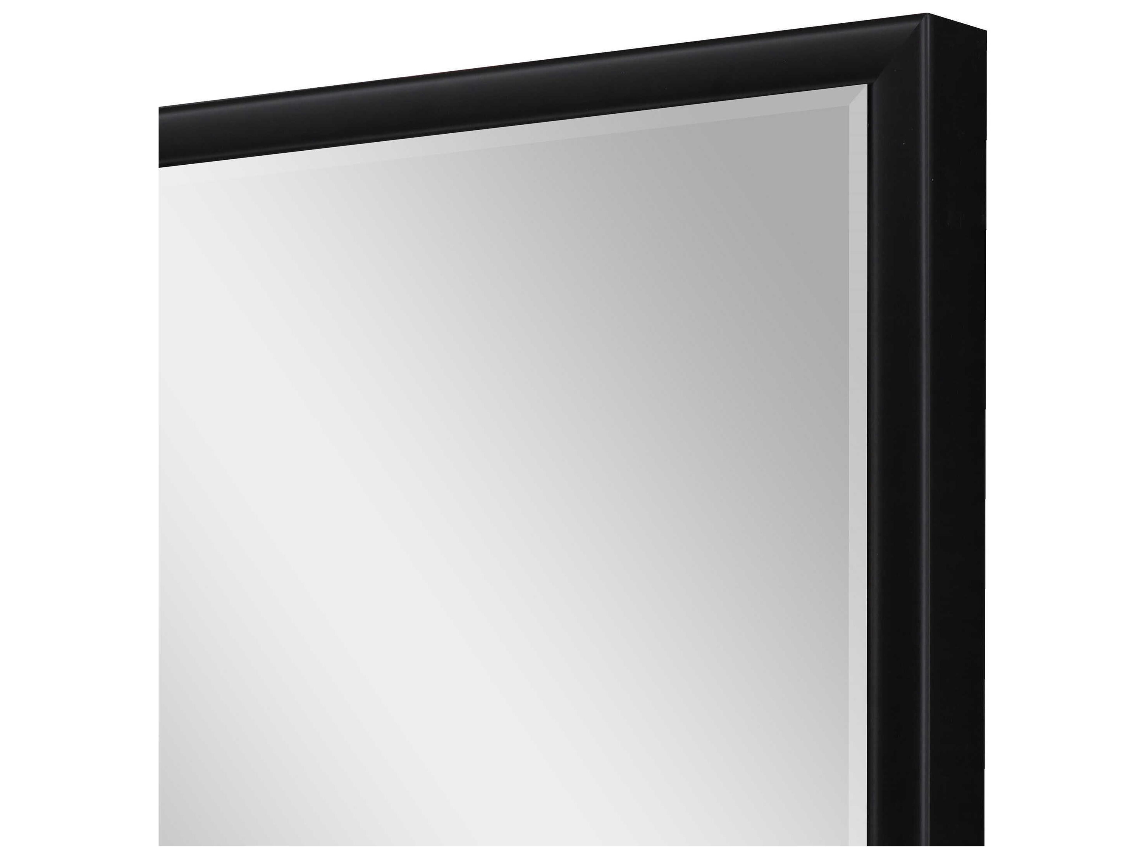 Paragon Black Rectangular Wall Mirror