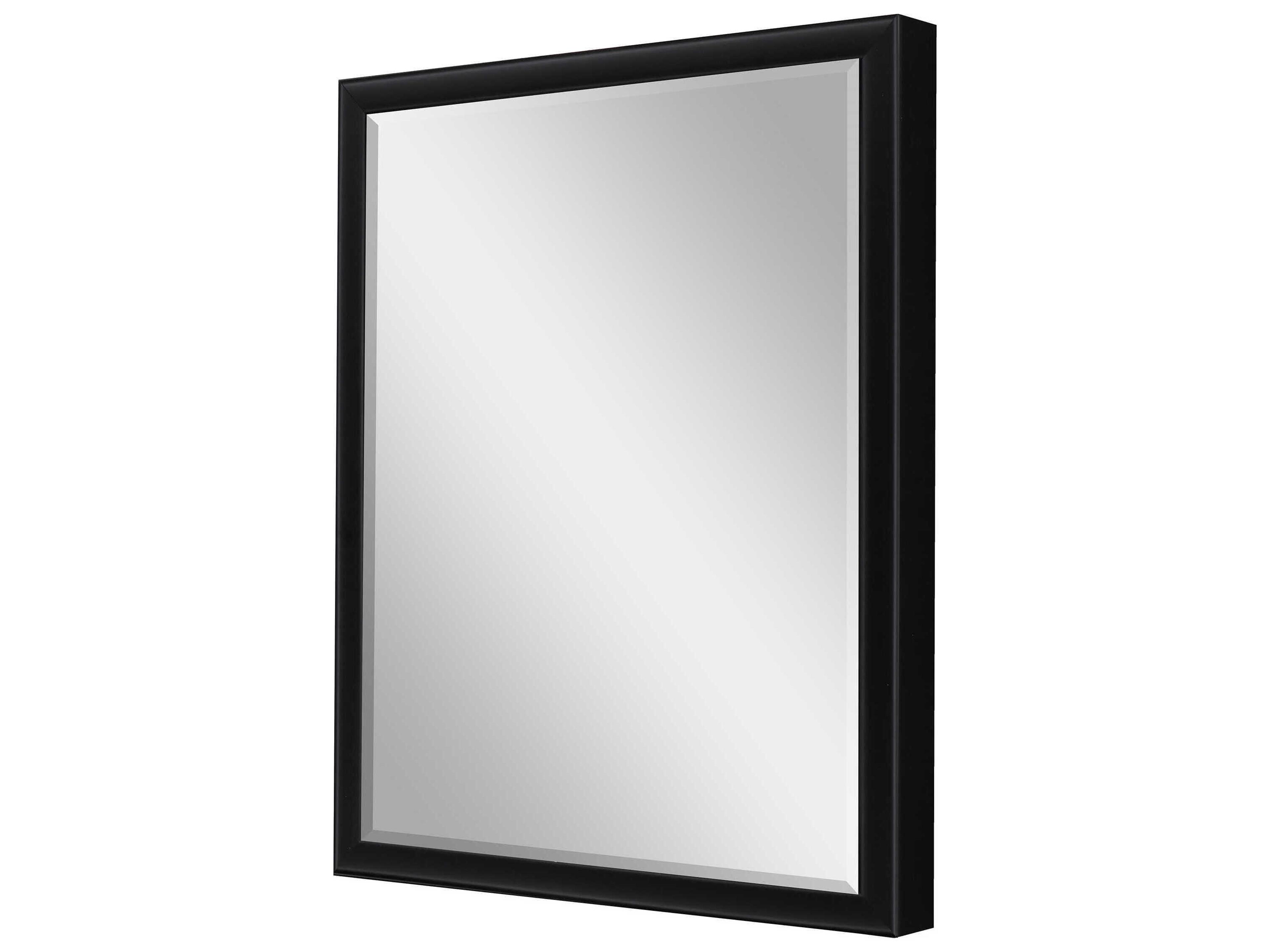 Paragon Black Rectangular Wall Mirror