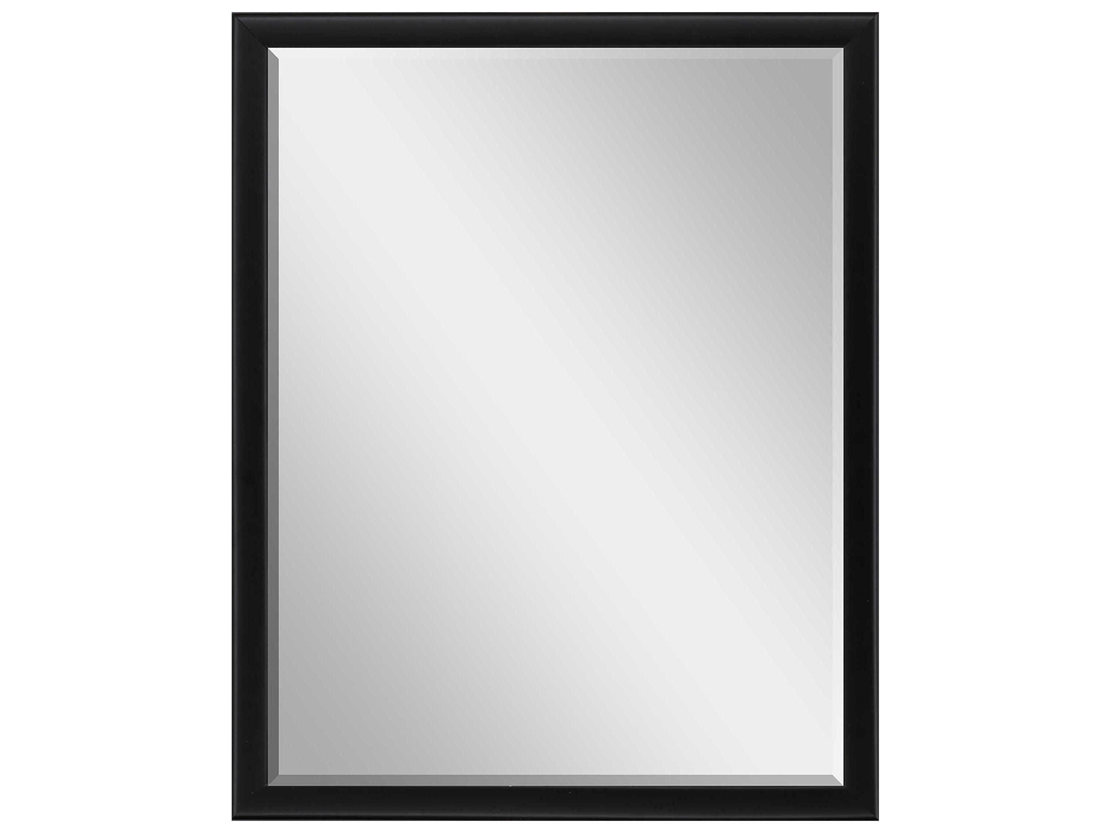 Paragon Black Rectangular Wall Mirror