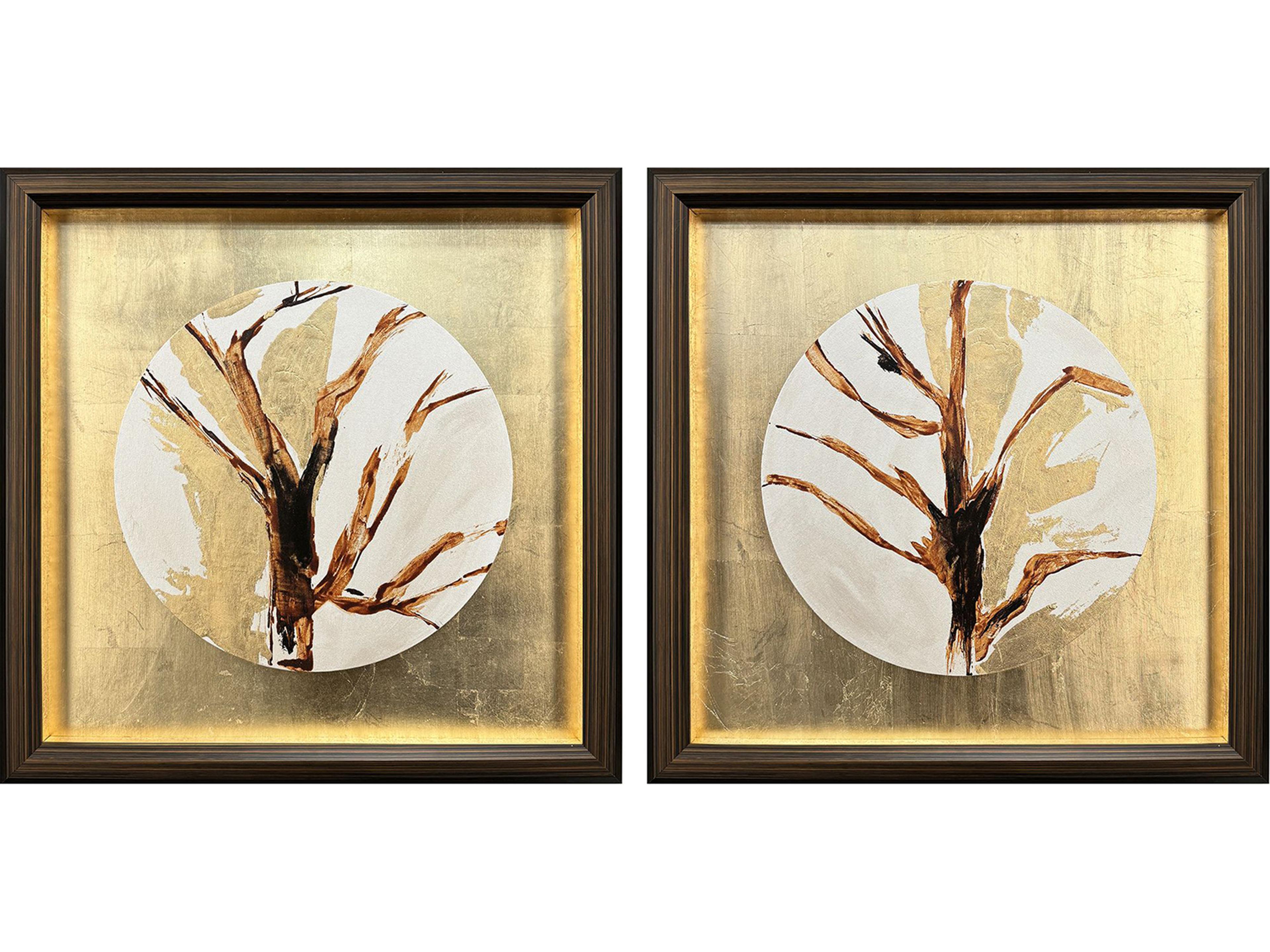 Golden Solstice I Canvas - Set of 2
