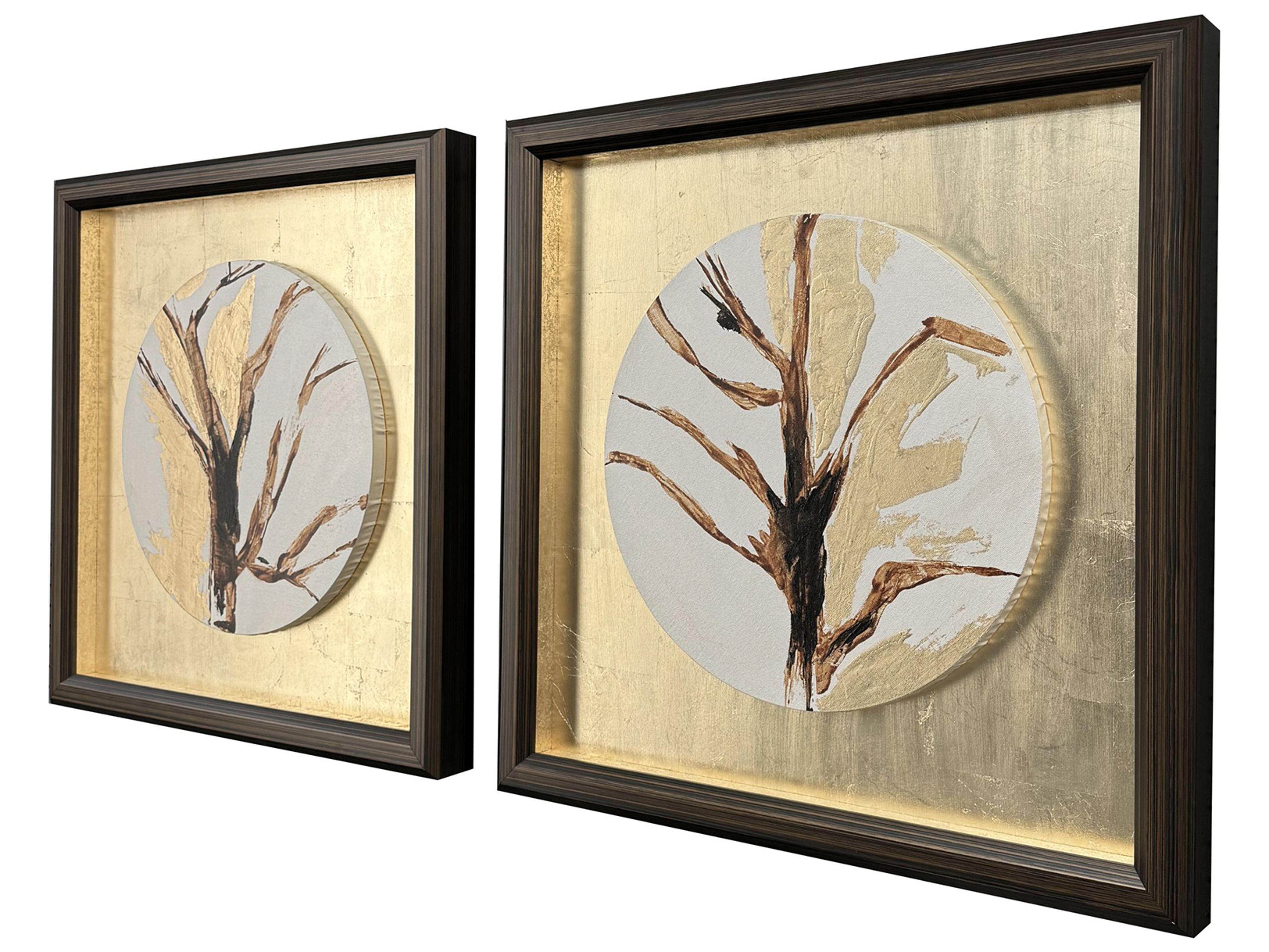 Paragon Golden Solstice I Canvas - Set of 2