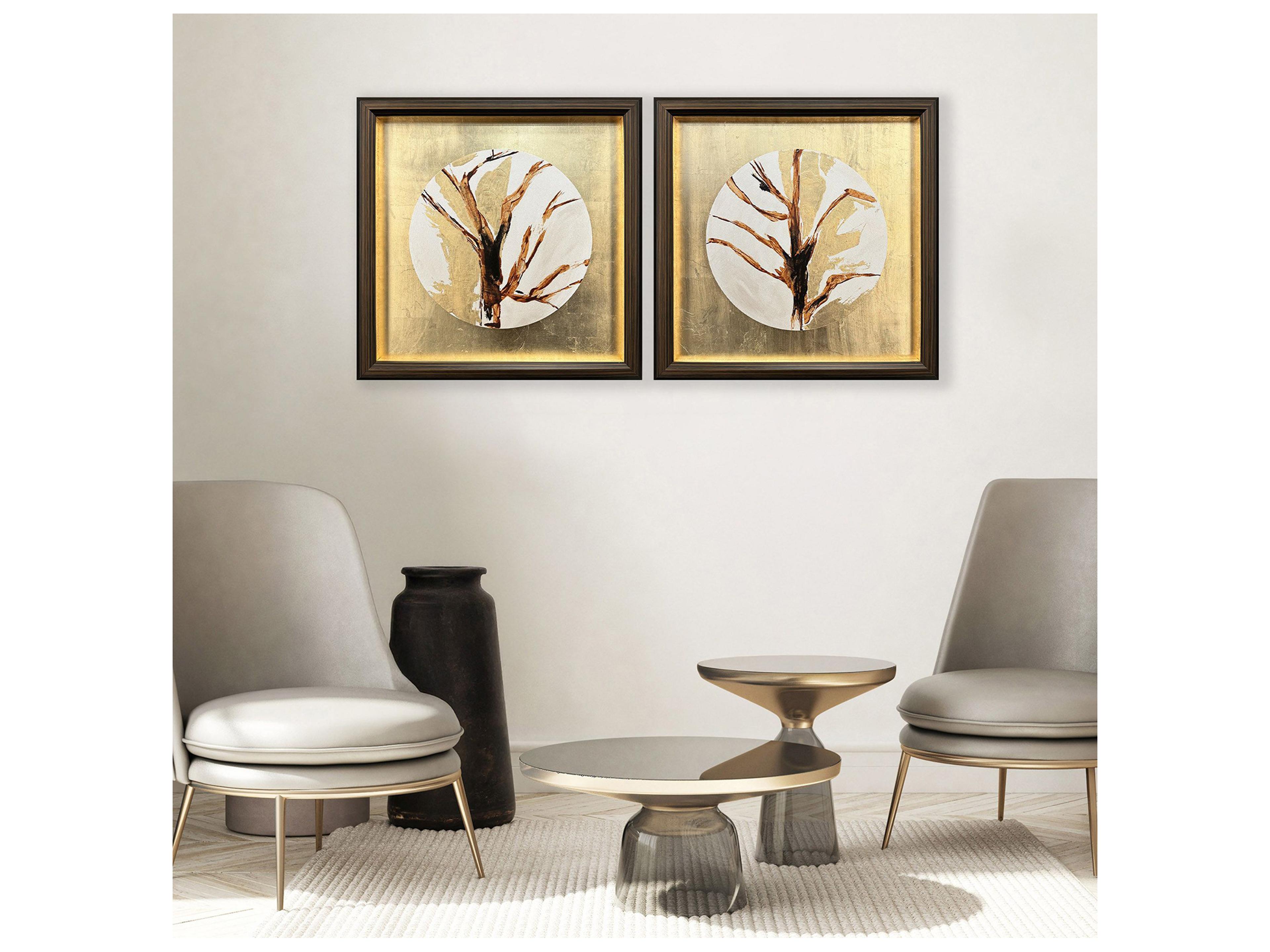 Paragon Golden Solstice I Canvas - Set of 2