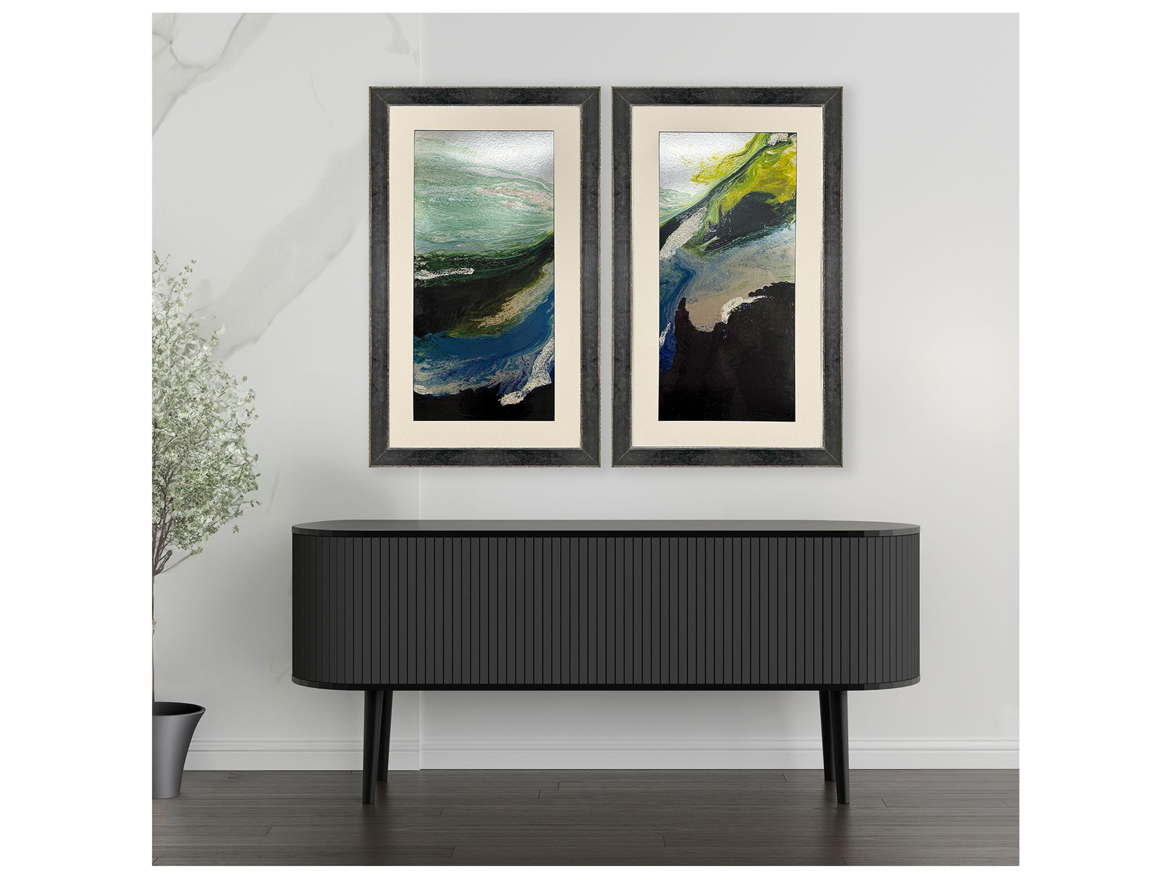 Paragon Splash Into the Dark Framed Art - Set of 2