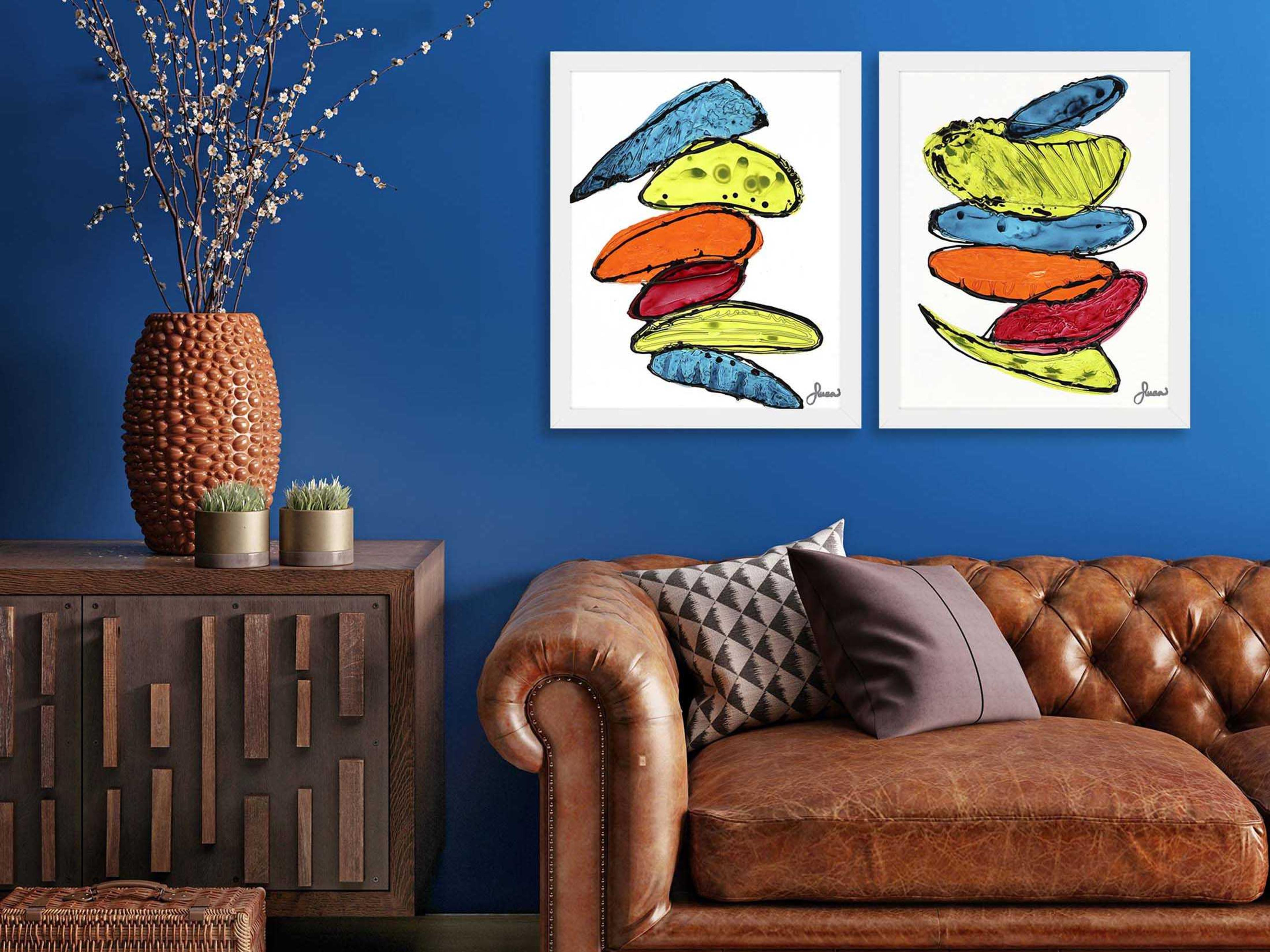 Paragon Splash Into the Dark Framed Art - Set of 2