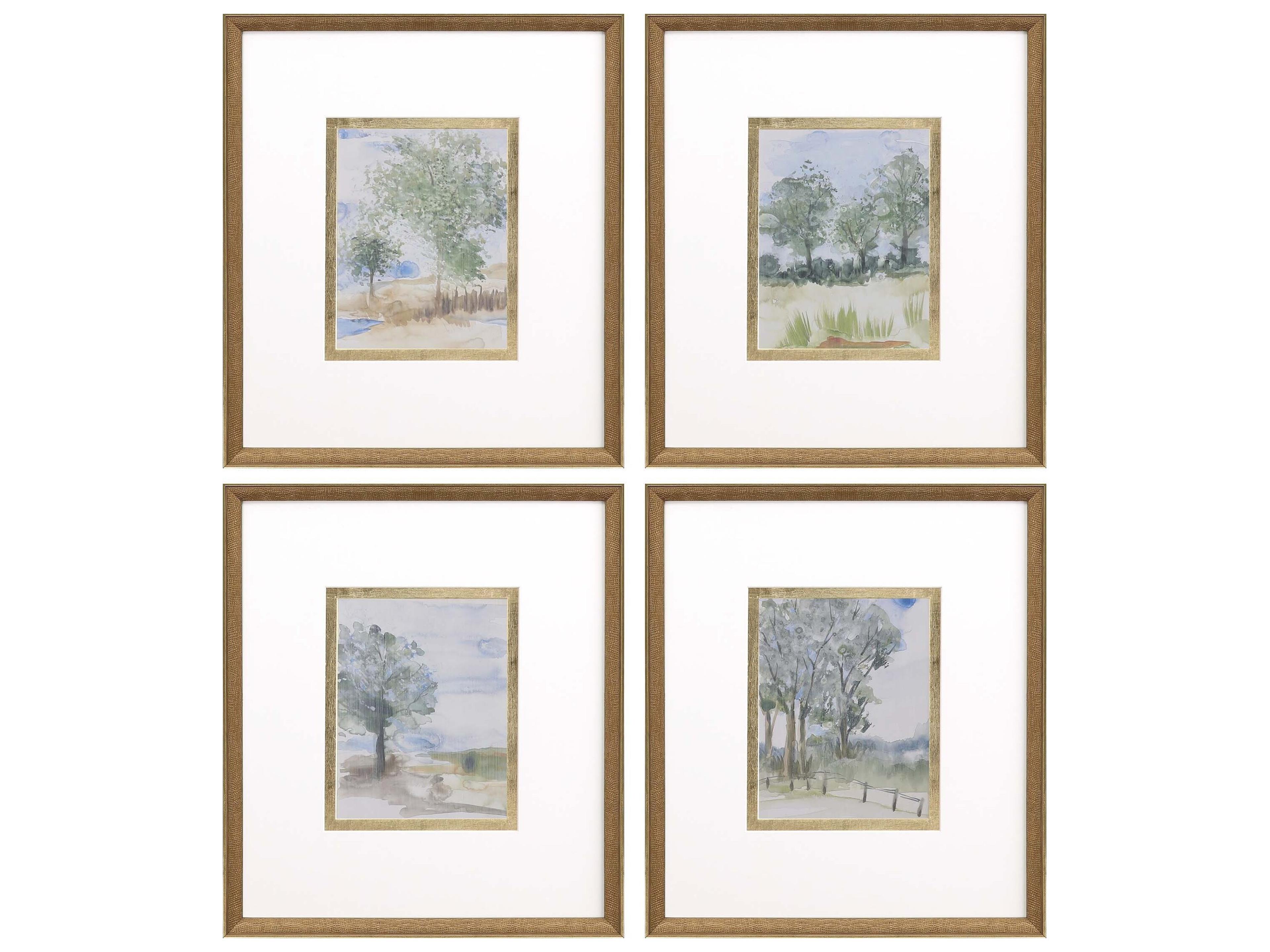 Along the Way-II Wall Art Set of 4