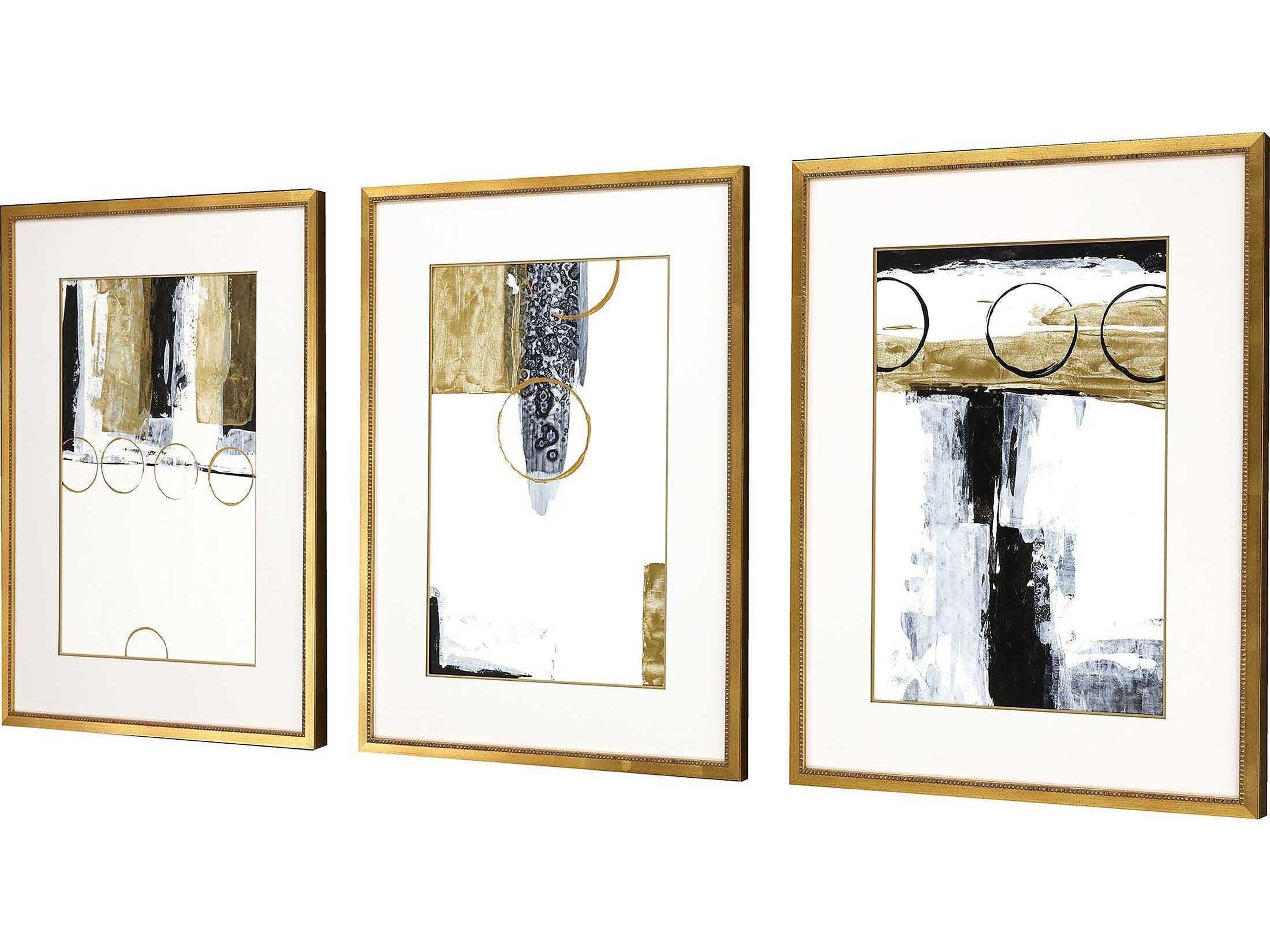 Paragon Geometrics White Neo Moderne-I Set of 3