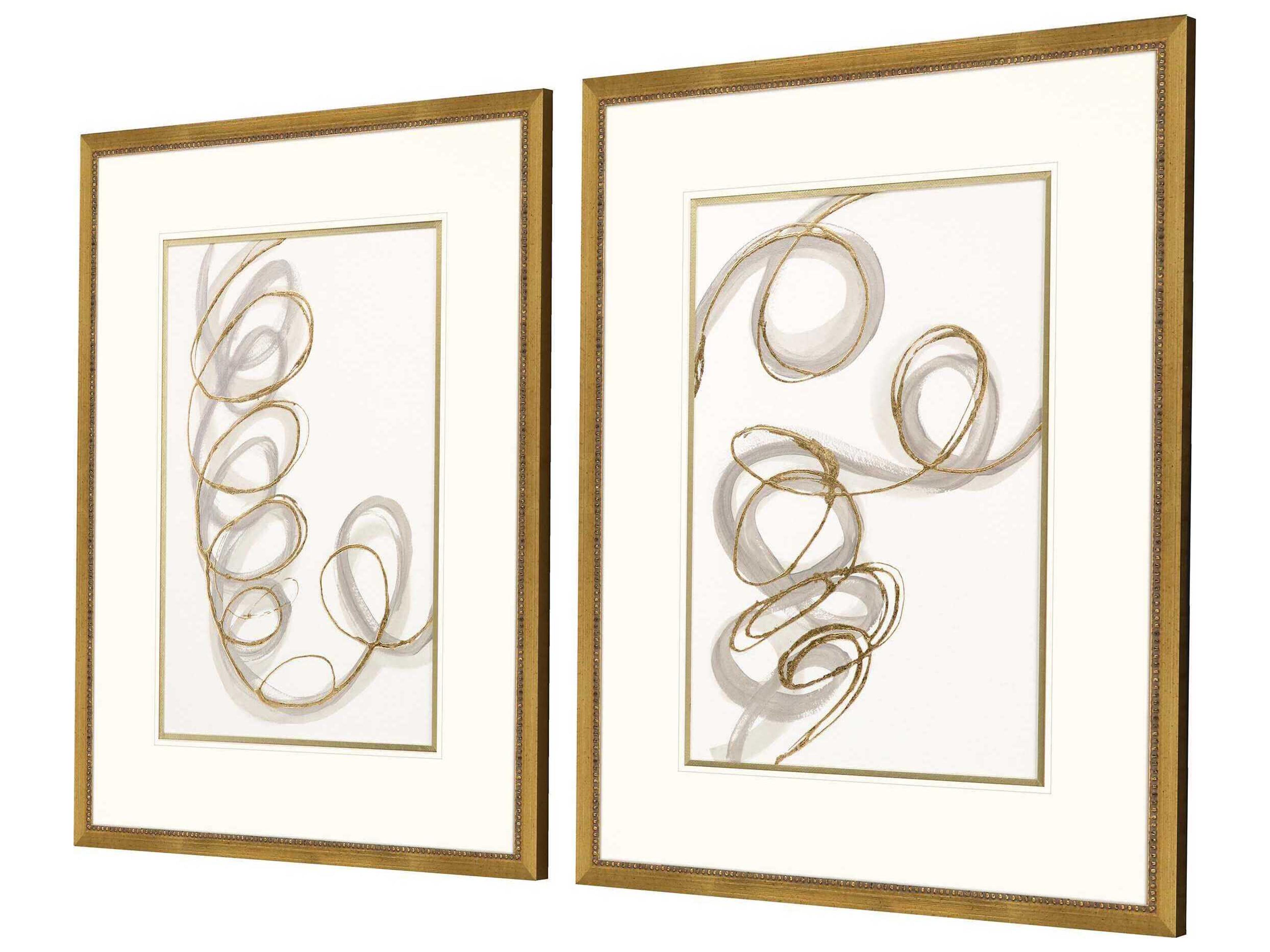 Paragon Geometrics Radiant Spiral-I Wall Art Set of 2