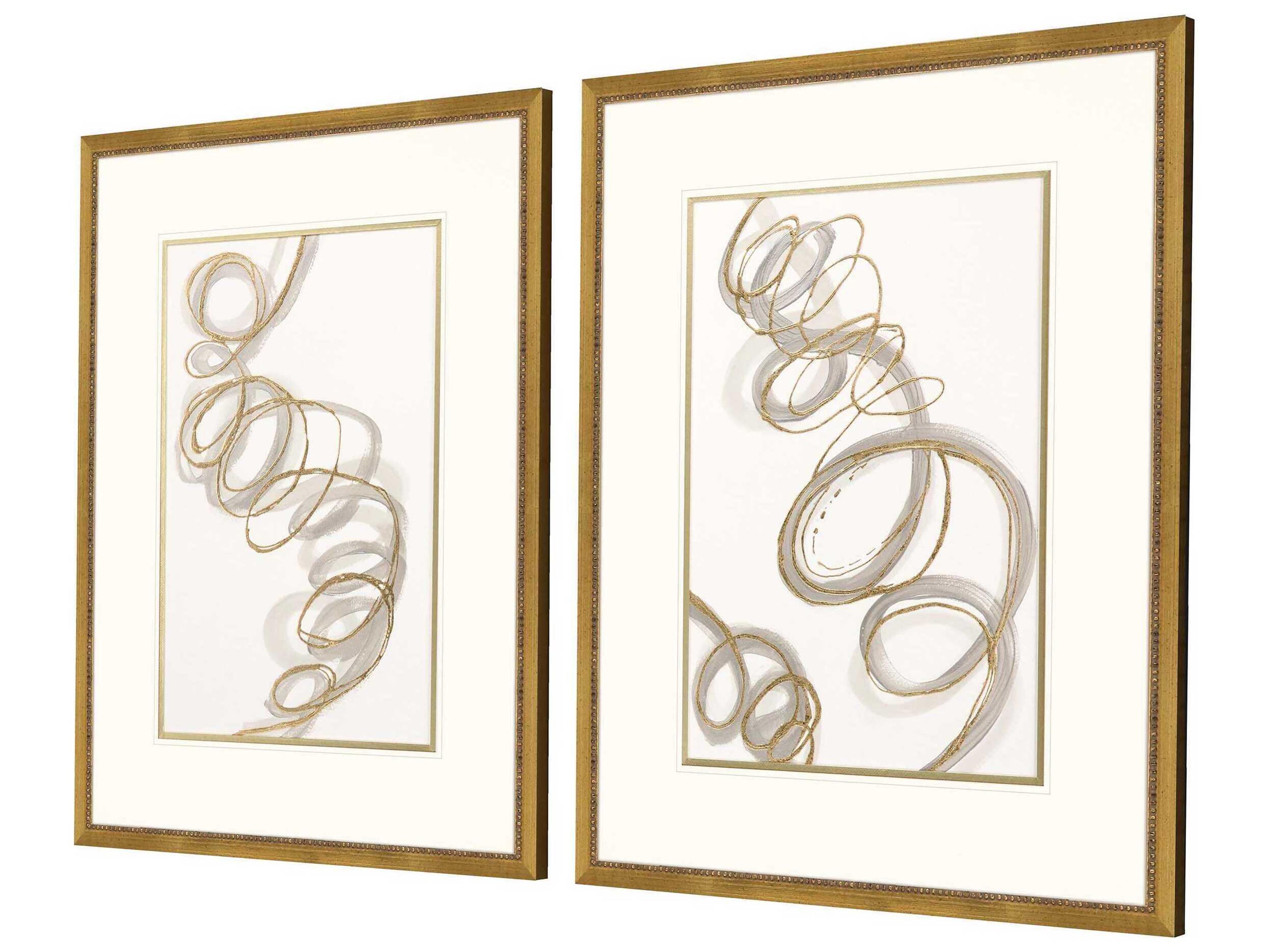 Paragon Geometrics Radiant Spiral-II Wall Art Set of 2