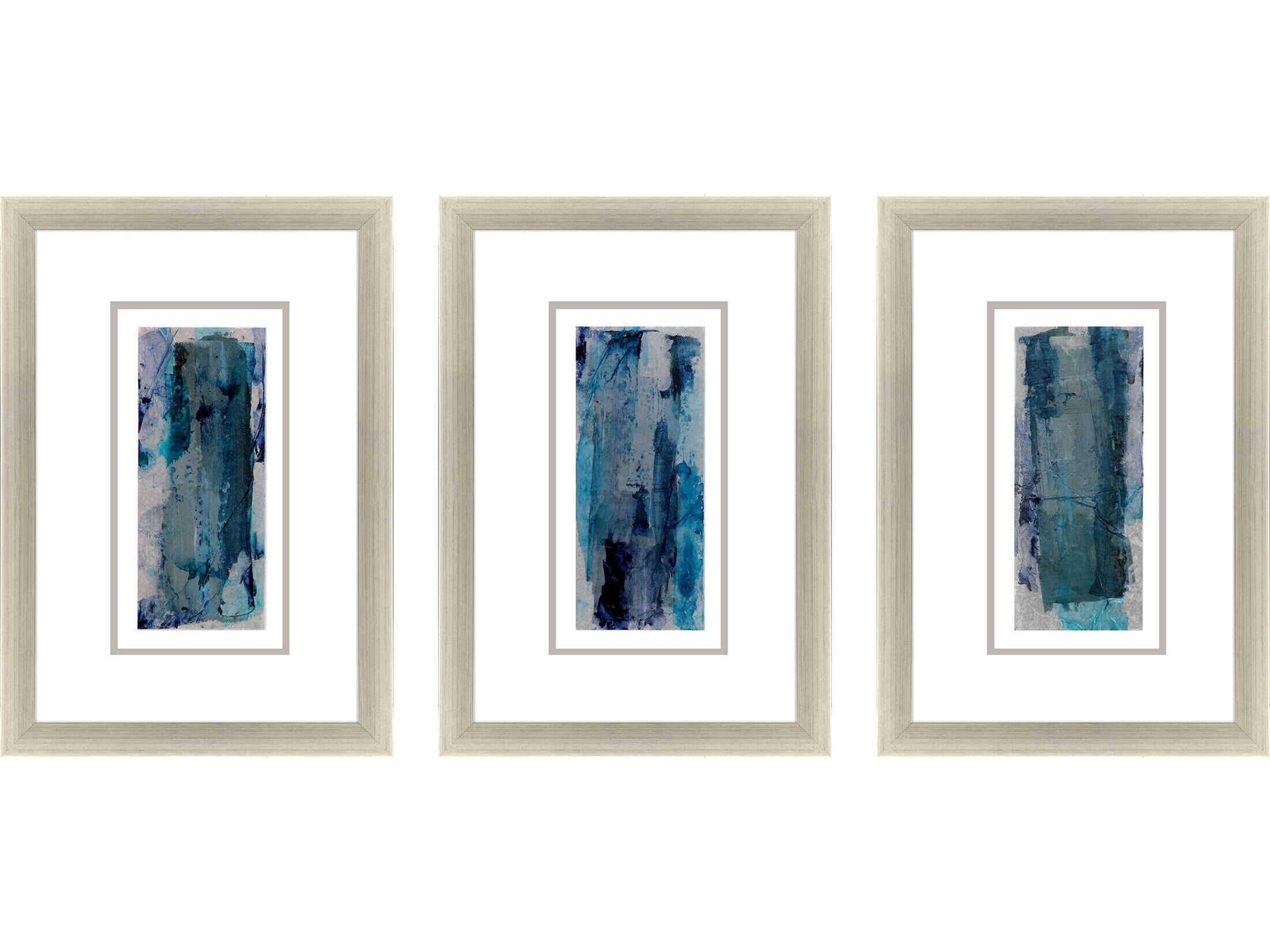 Paragon Abstract-Inner Glimpse-I Metal Wall Art Set of 3