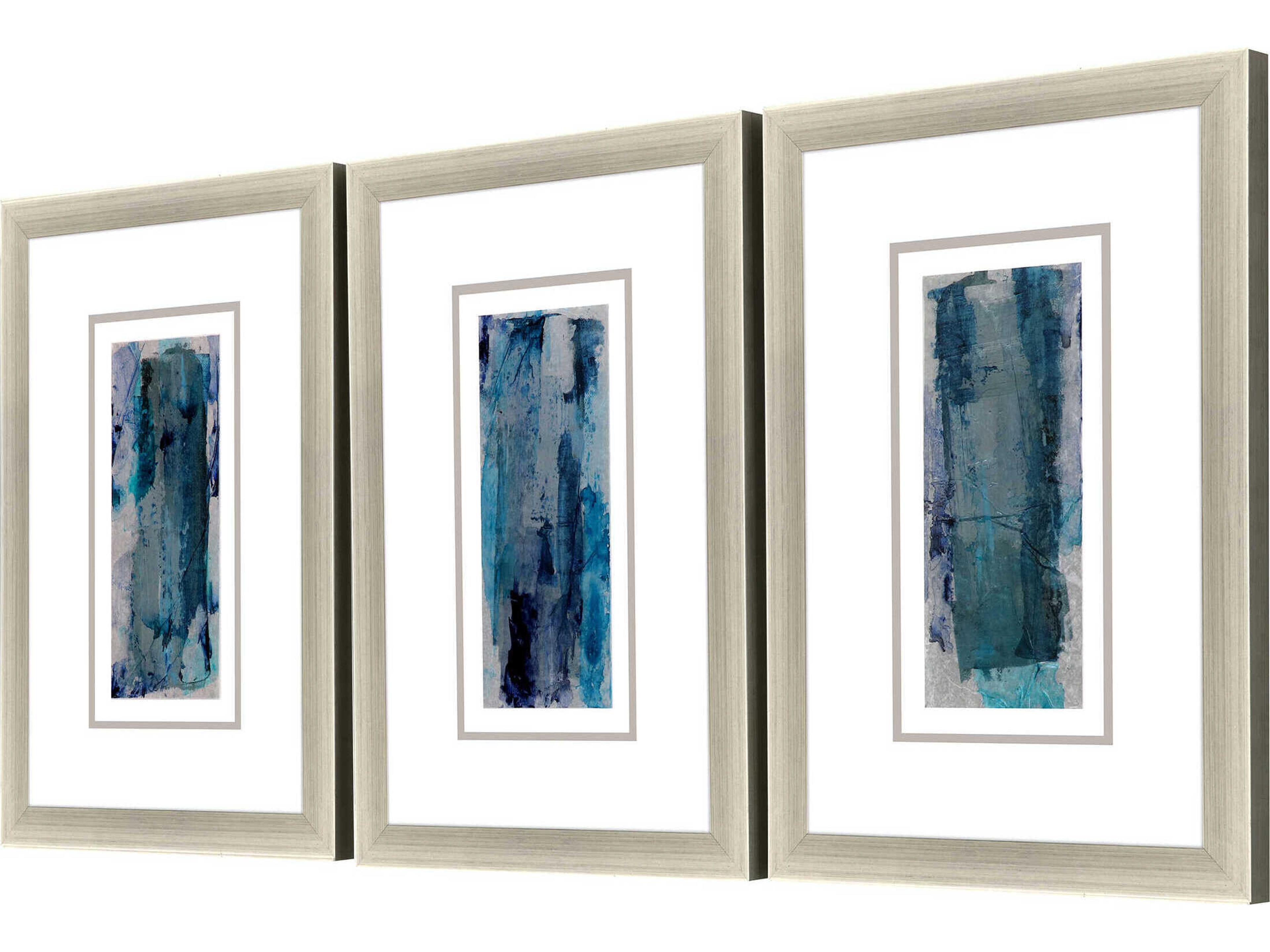 Paragon Abstract-Inner Glimpse-I Metal Wall Art Set of 3