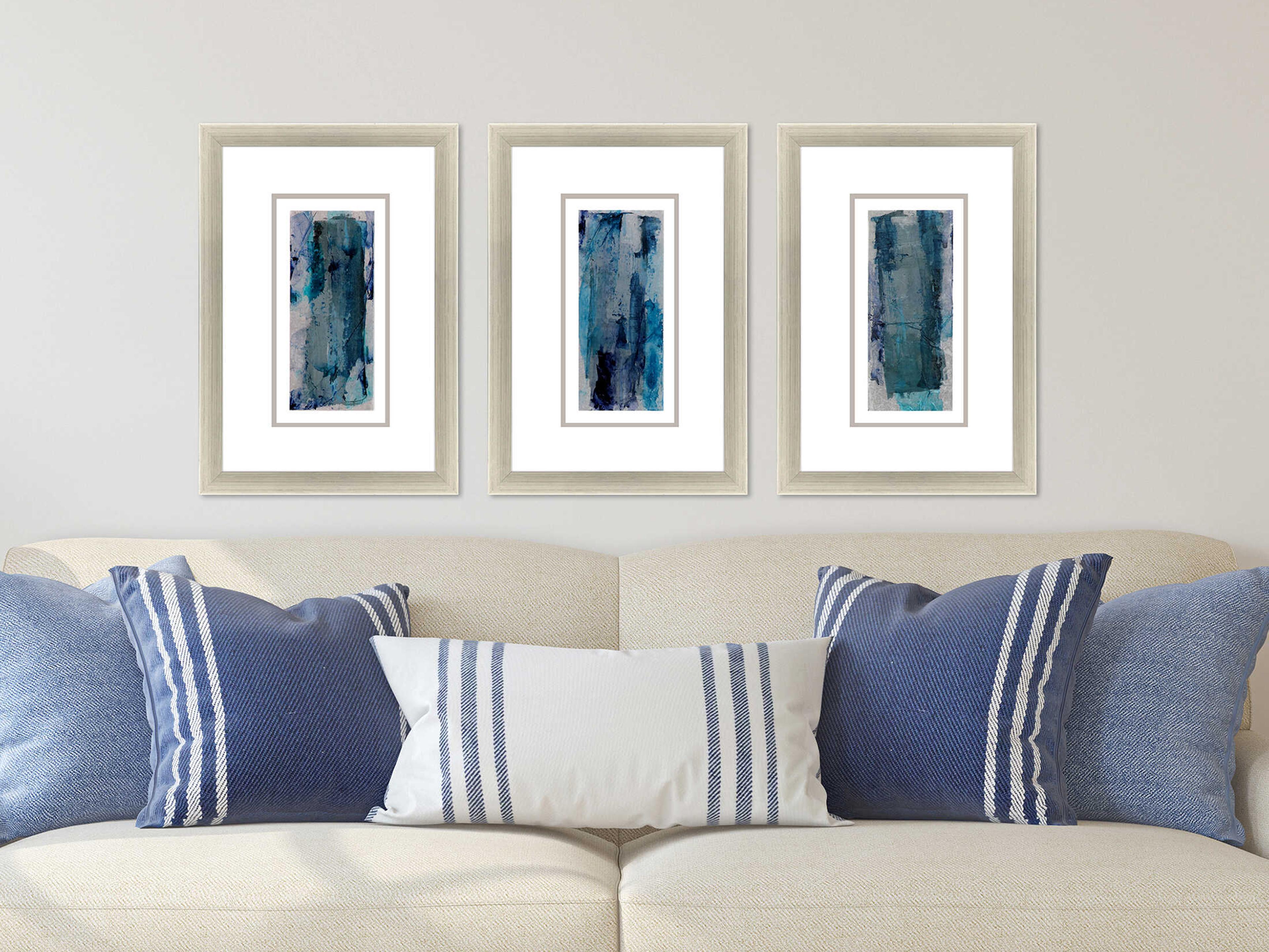 Paragon Abstract-Inner Glimpse-I Metal Wall Art Set of 3