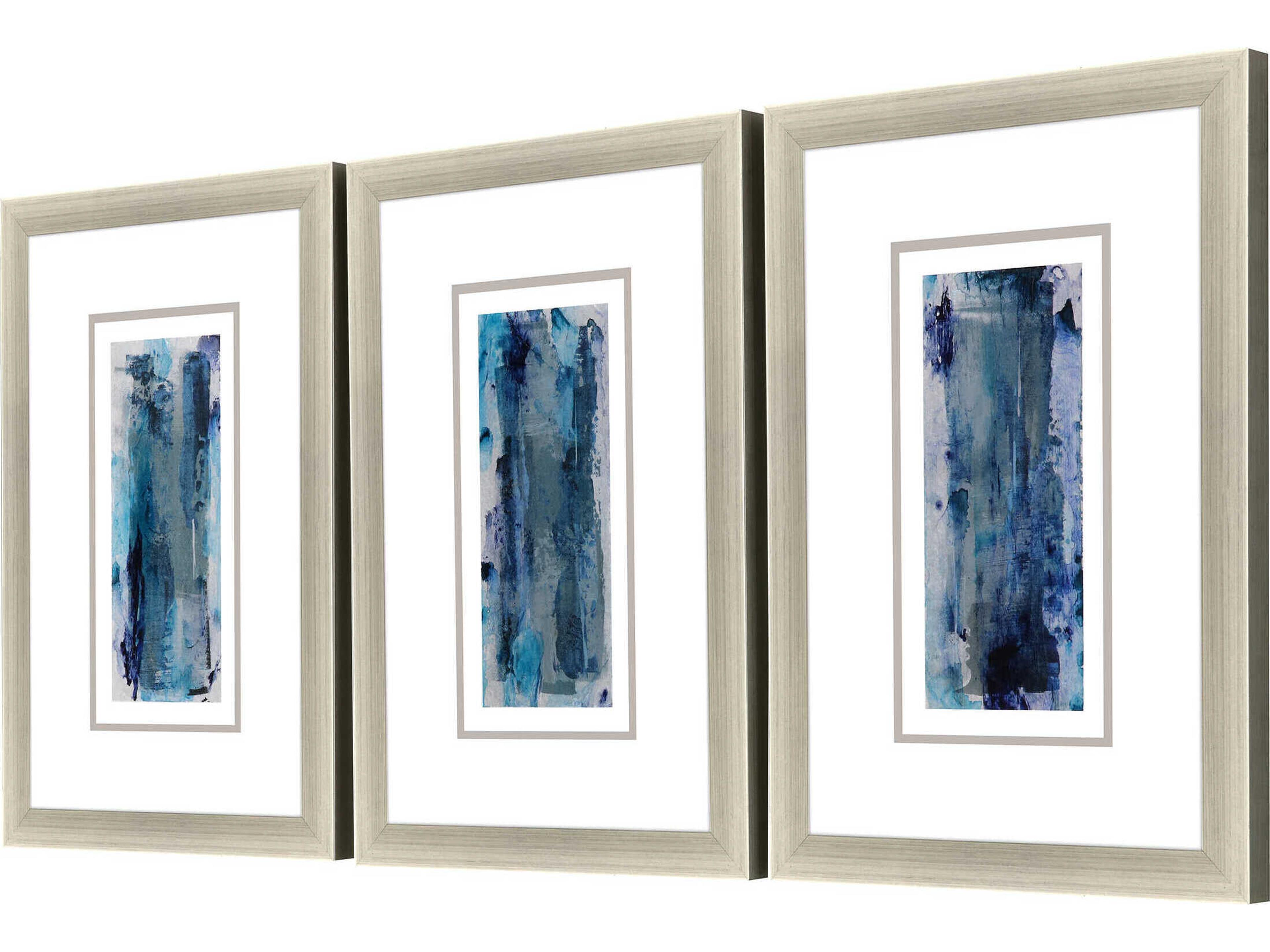 Paragon Abstract-Inner Glimpse-II Metal Wall Art Set of 3