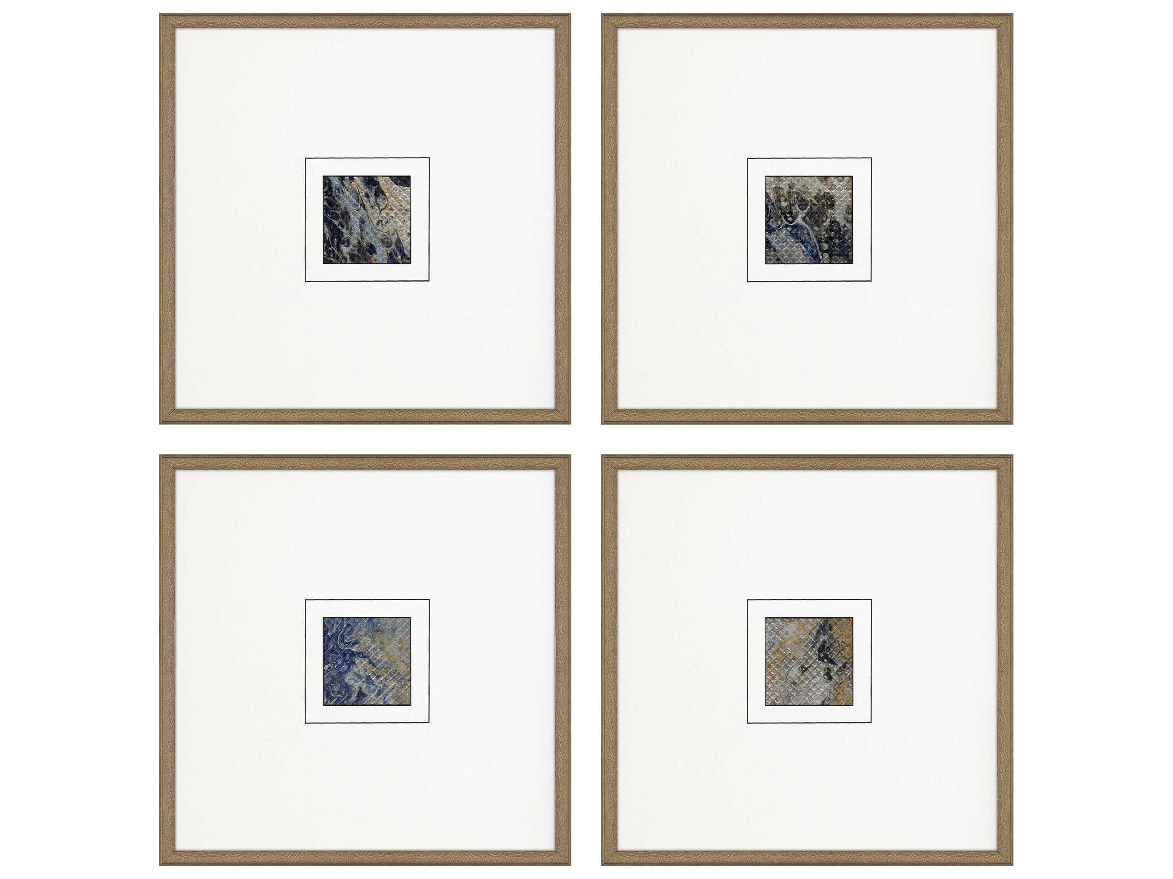 Abstract Metamorphosis-II Wall Art Set of 4